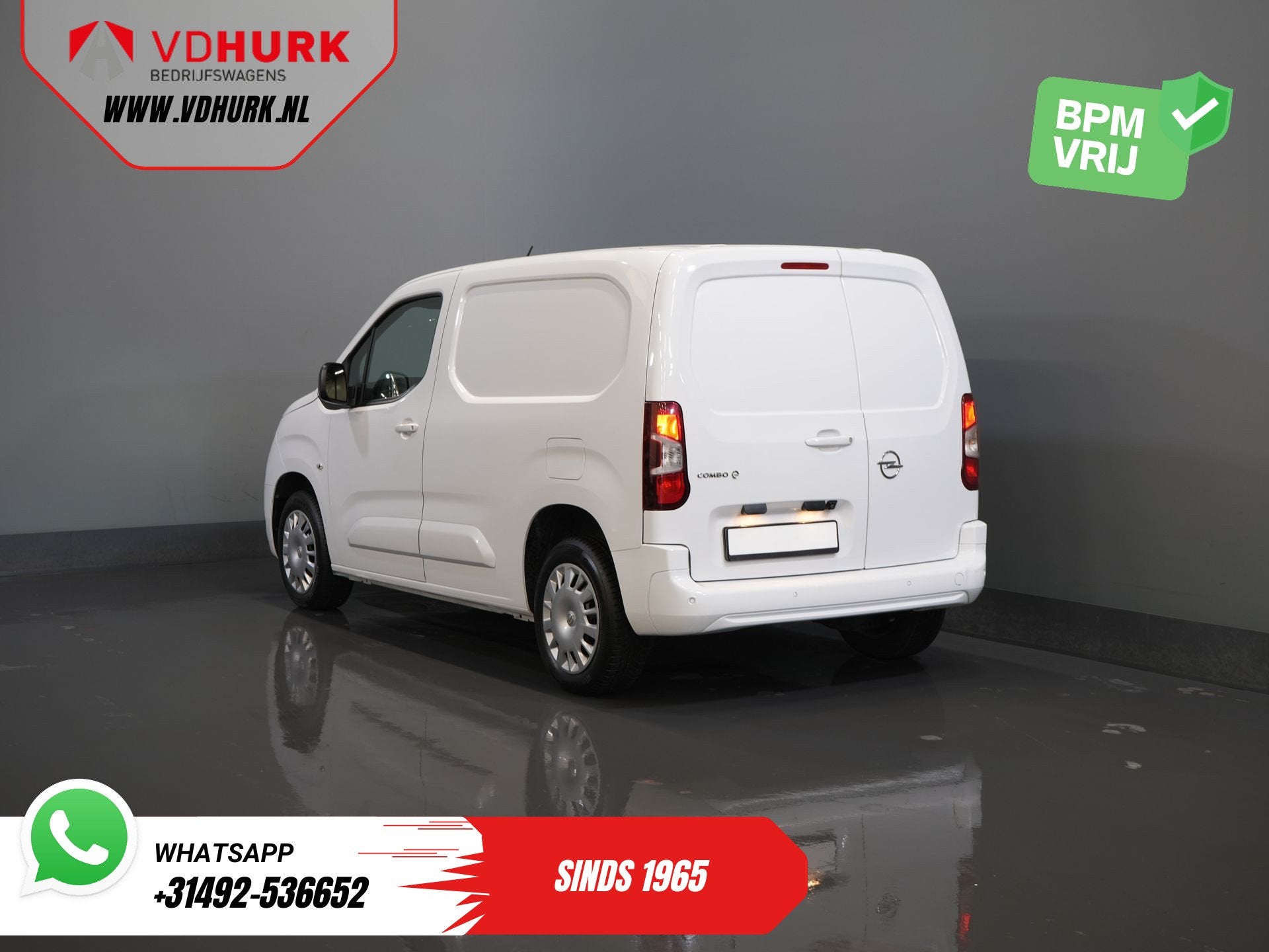 Opel Combo Electric 50kWh 285 WLTP 3 Pers/ Standkachel/ Snel, Auto's, Gebruikt, 750 kg, Wit, Origineel Nederlands
