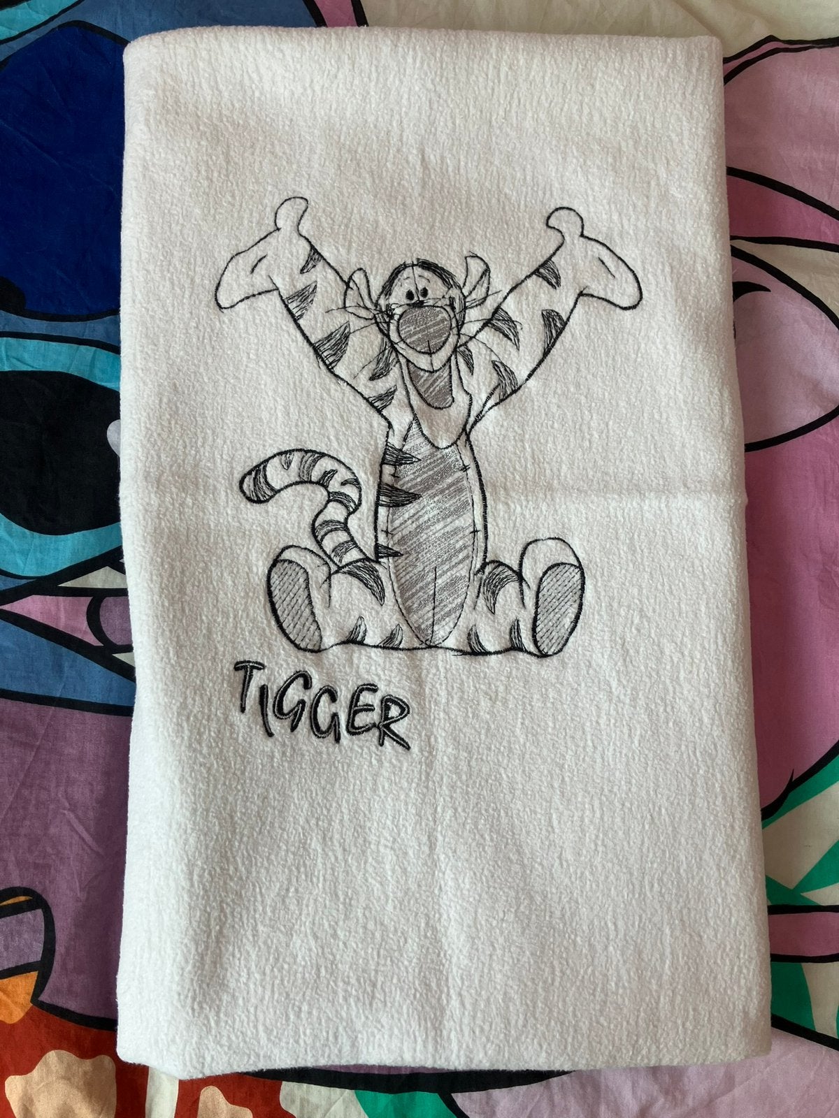 Disney tigger deken ledikant, Zo goed als nieuw, Wit, Deken, Overige merken