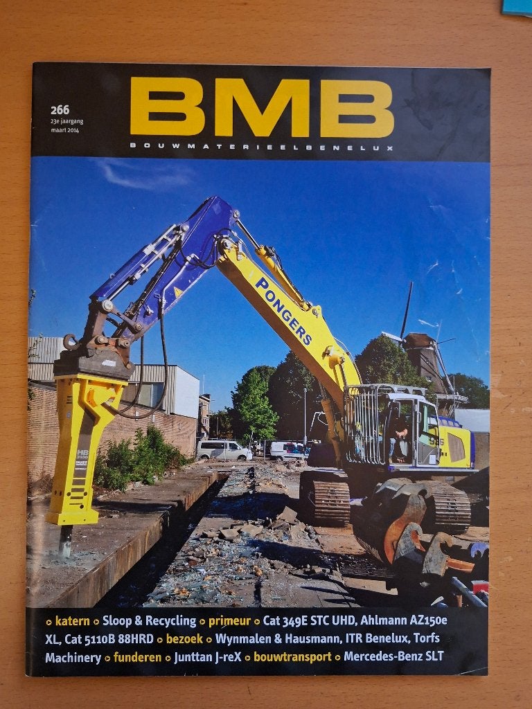 Blad BMB Bouwmaterieel Benelux, Boeken, Ophalen of Verzenden, Gelezen, Tractor en Landbouw