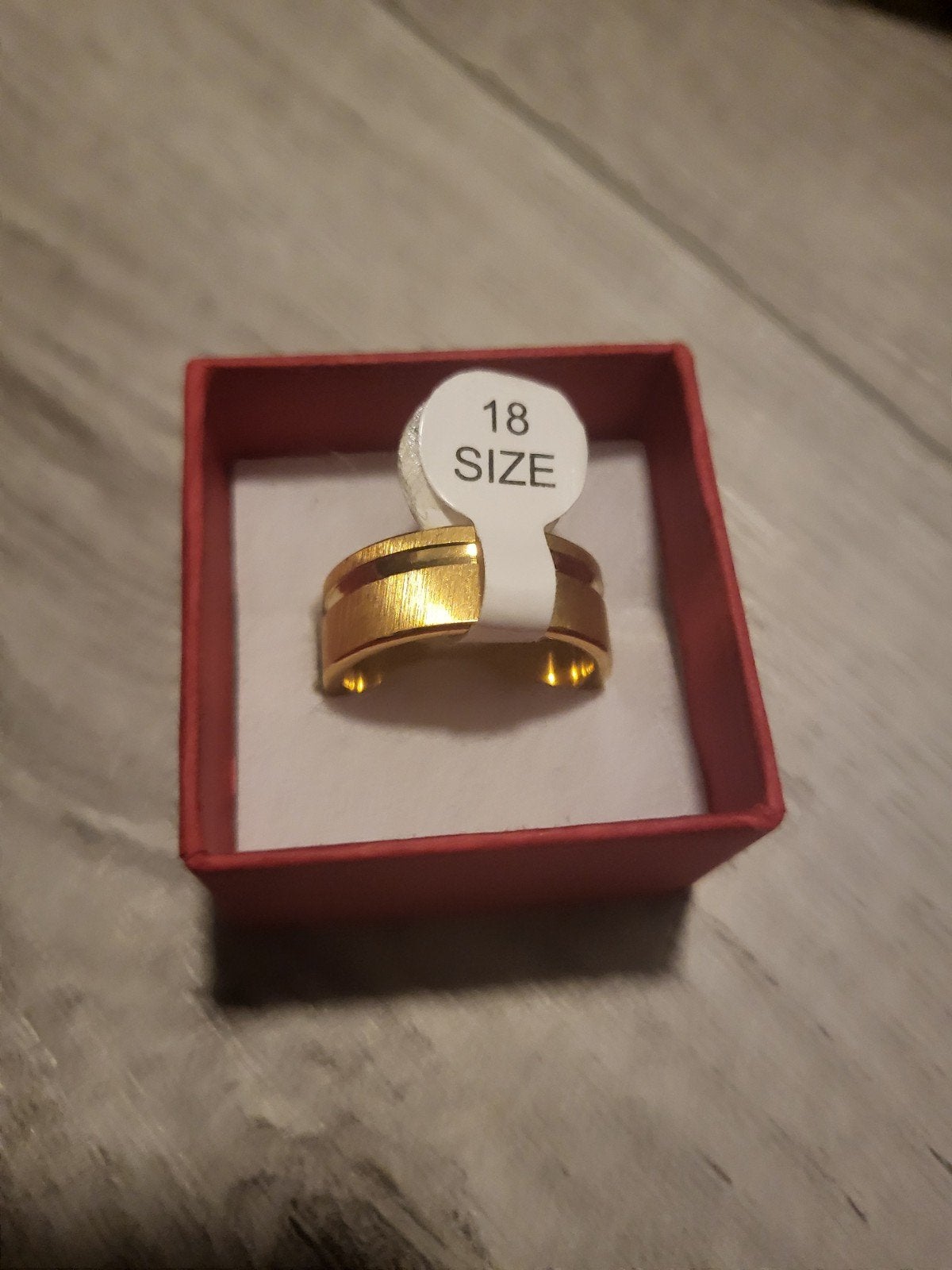 Nieuwe Gouden Ring Maat 18, Nieuw, Ophalen of Verzenden, Dame of Heer, Goud