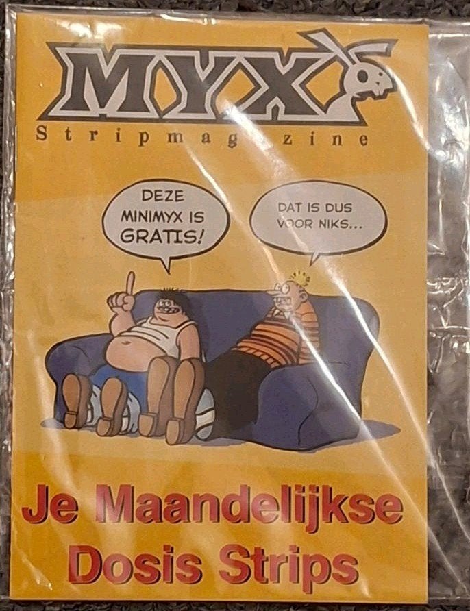 MiniMyx promotieboekje MYXX Stripmagazine Dirkjan cover, Boeken, Eén stripboek, Ophalen of Verzenden, Nieuw, Mark Retera