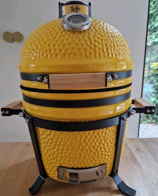 Nieuwe Kamado BBQ 15 inch - Geel - Limited Edition Leffe BBQ, Ophalen, Nieuw, Leffe