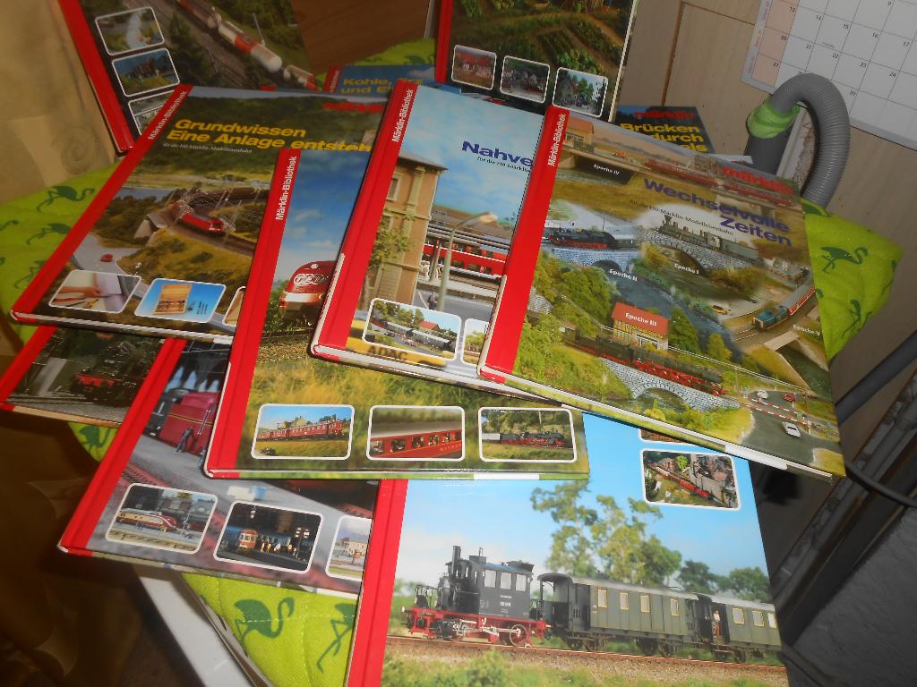 Märklin bibliotheek, diverse boeken over modelbanen bouwen, Hobby en Vrije tijd, Modeltreinen | H0, Gelijkstroom of Wisselstroom