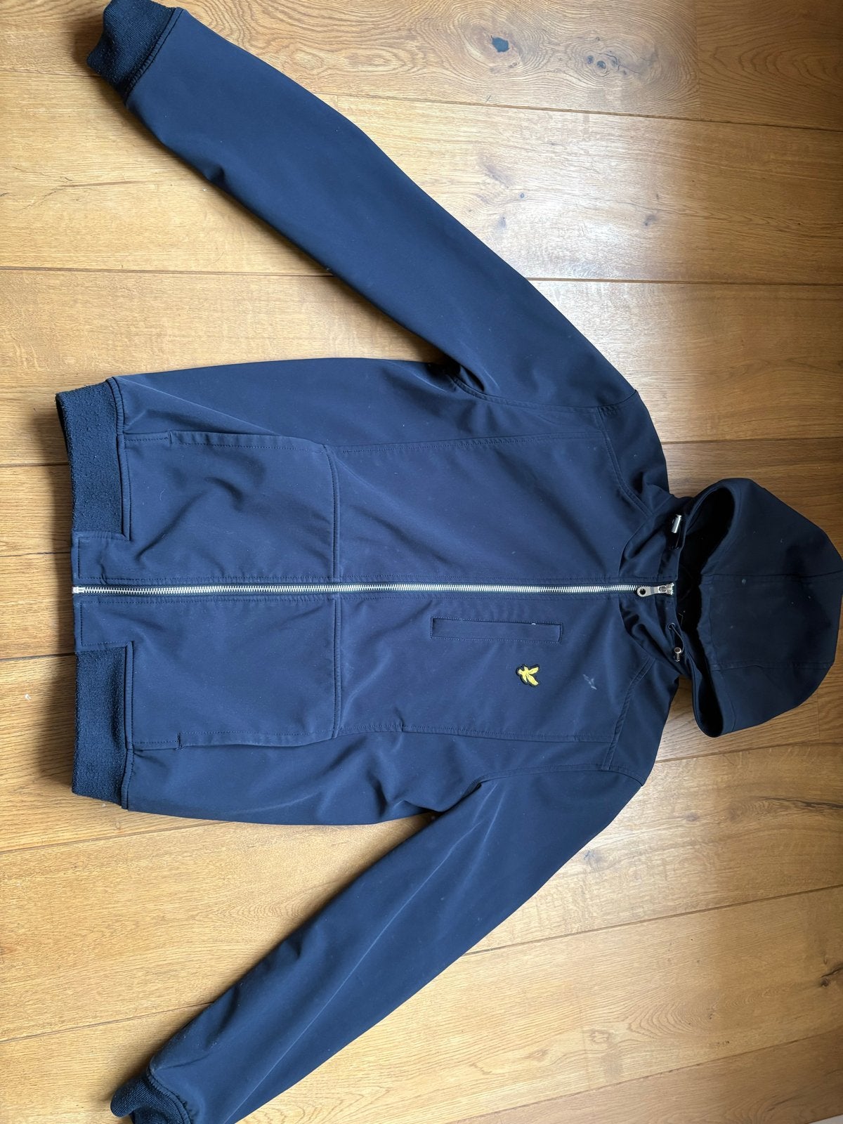 Lyle & Scott softshell jas met capuchon - Maat S, Kleding | Heren, Jassen | Zomer, Ophalen, Zo goed als nieuw, Maat 48/50 (M)