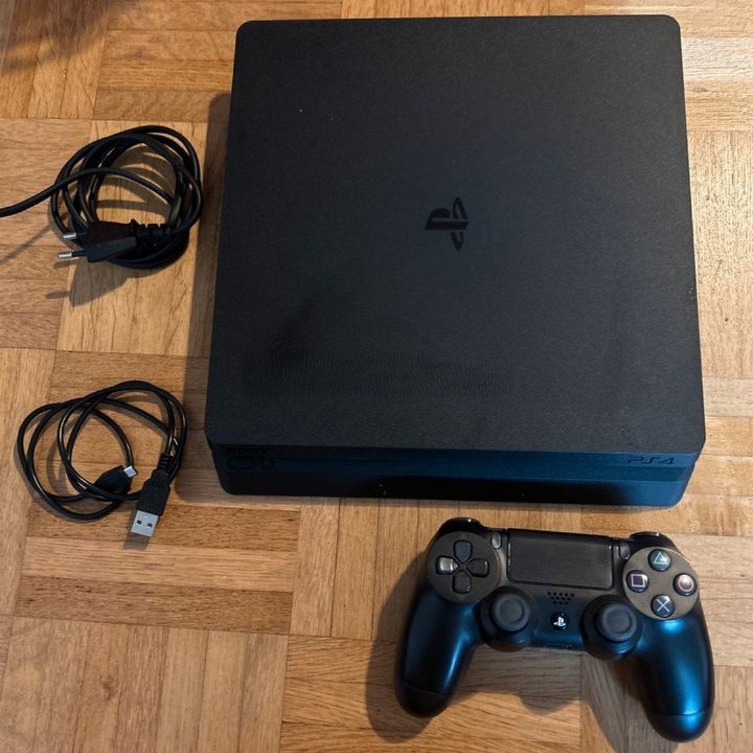 PS4 Slim 1TB met 25 Topgames - Klaar om te Spelen!, Ophalen of Verzenden, Zo goed als nieuw, Met 1 controller, Slim