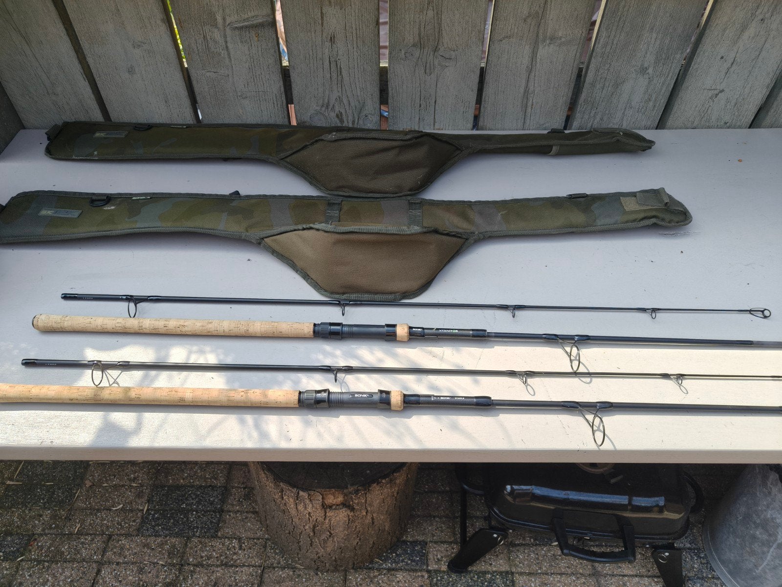 karper hengel sonik extractor, Ophalen of Verzenden, Zo goed als nieuw, Werphengel
