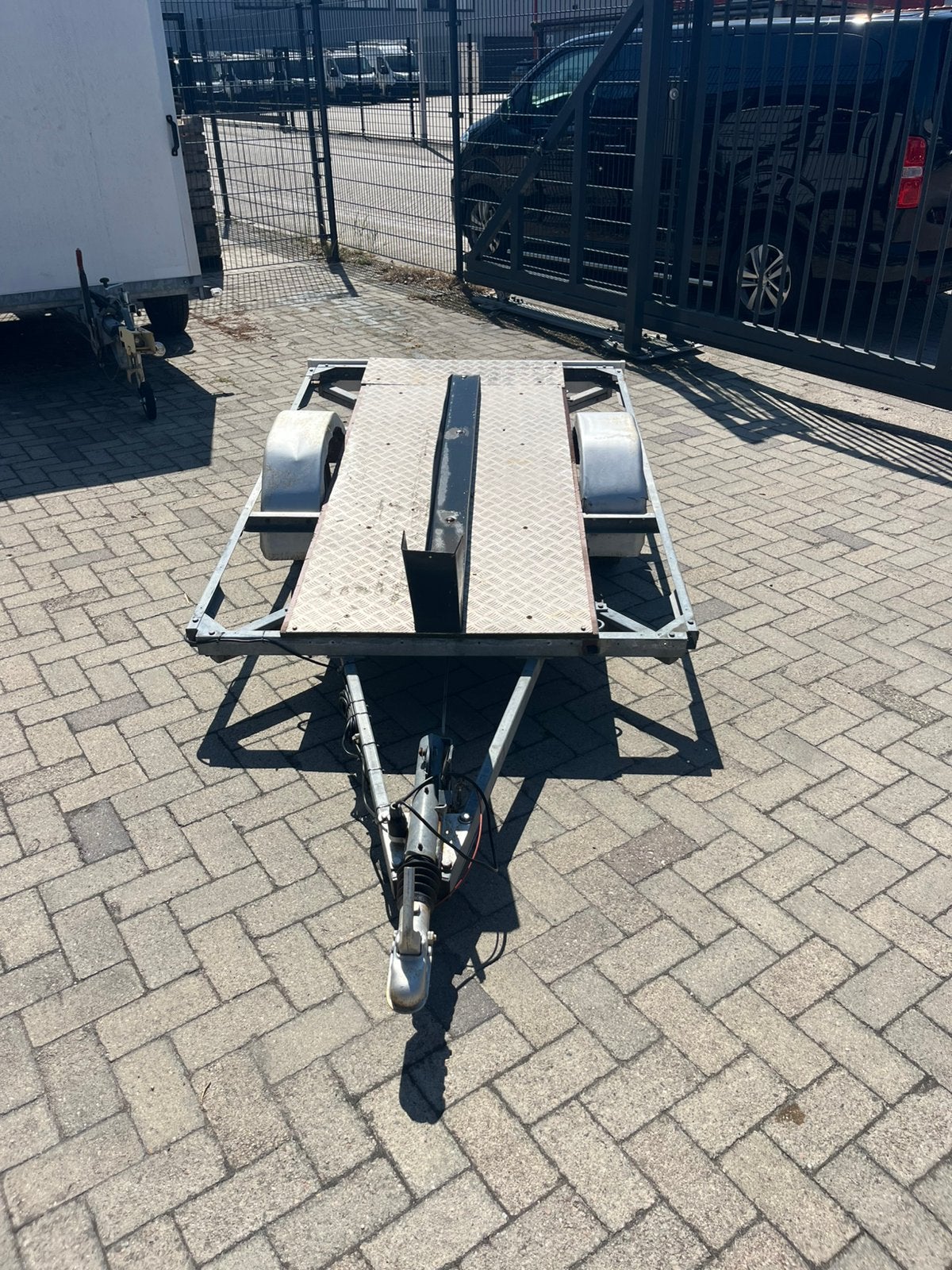 Aanhangwagen voor 1 motor, Ophalen of Verzenden, Tweedehands, Overige merken