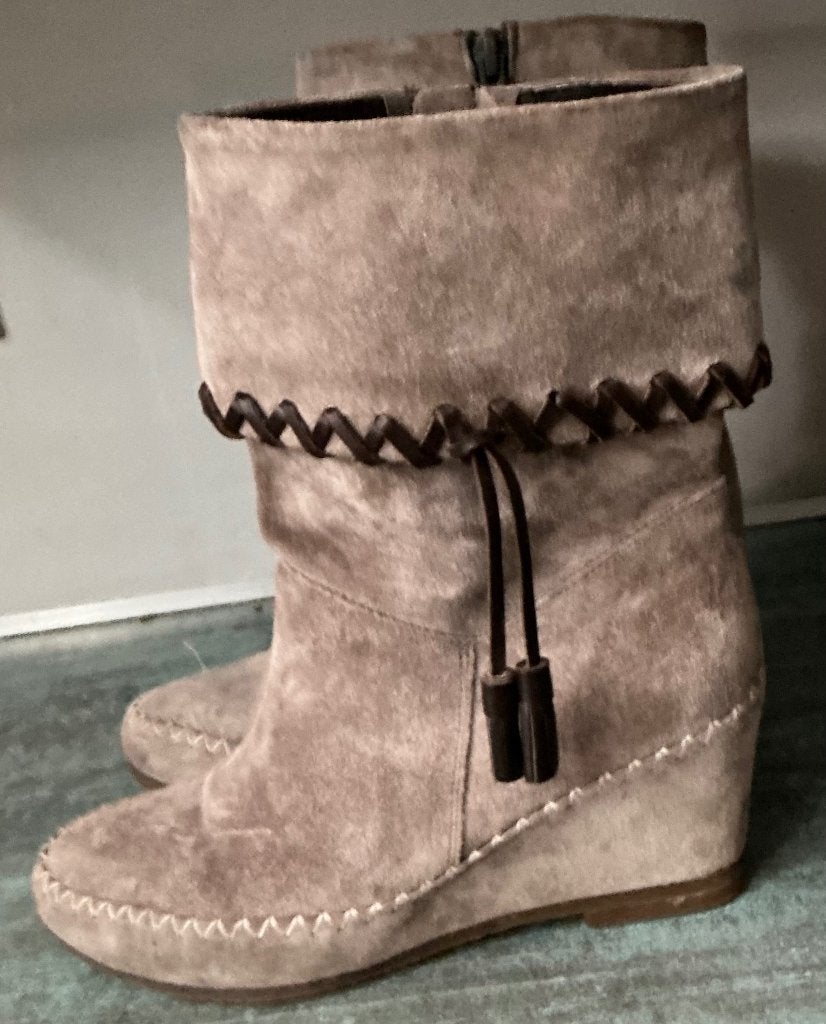 ViaVai. Leren laarsjes. Mt 38., Kleding | Dames, Schoenen, Via Vai, Overige kleuren, Lage of Enkellaarzen, Ophalen of Verzenden