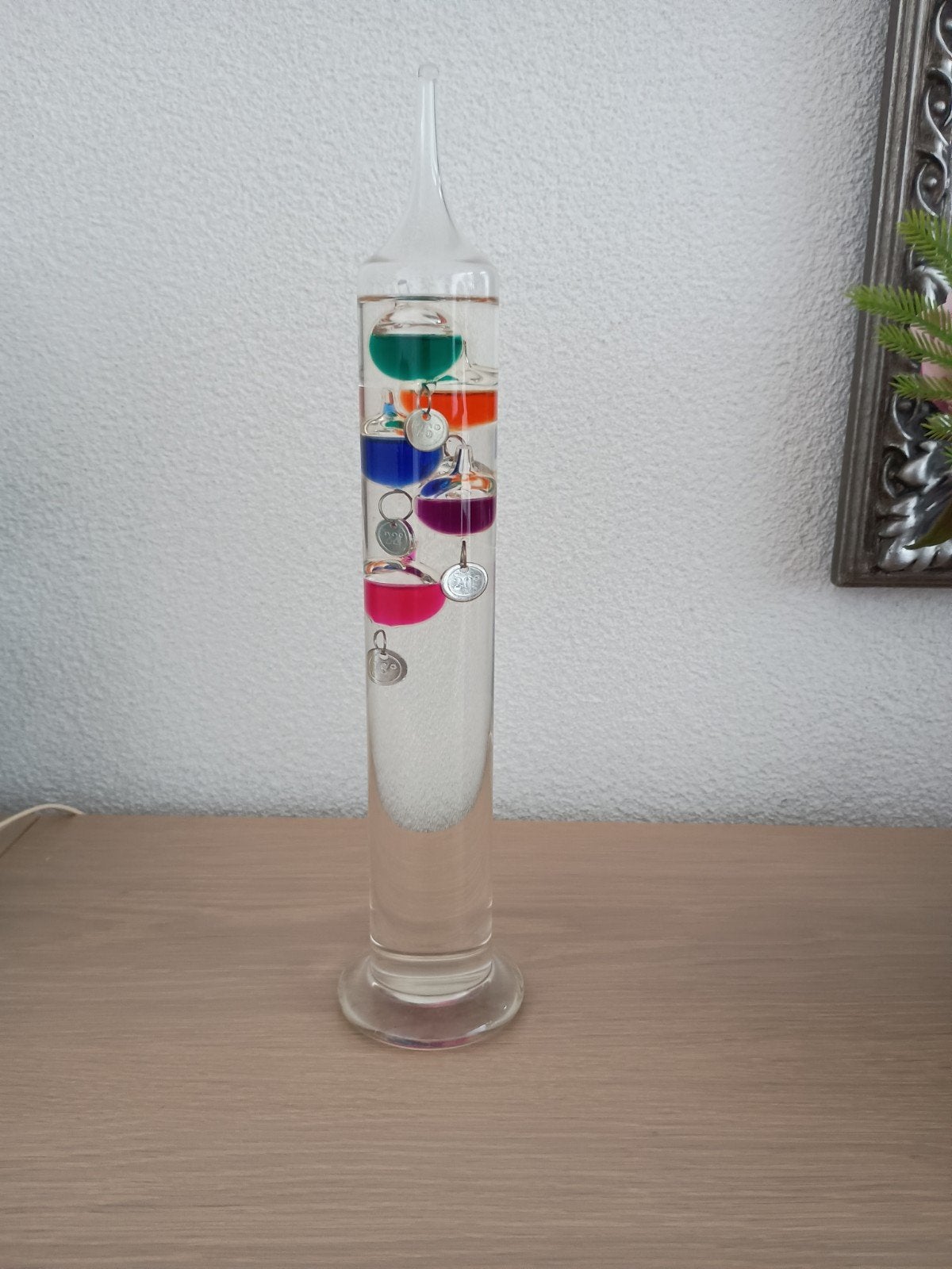 Galileo thermometer, Ophalen, Binnenthermometer