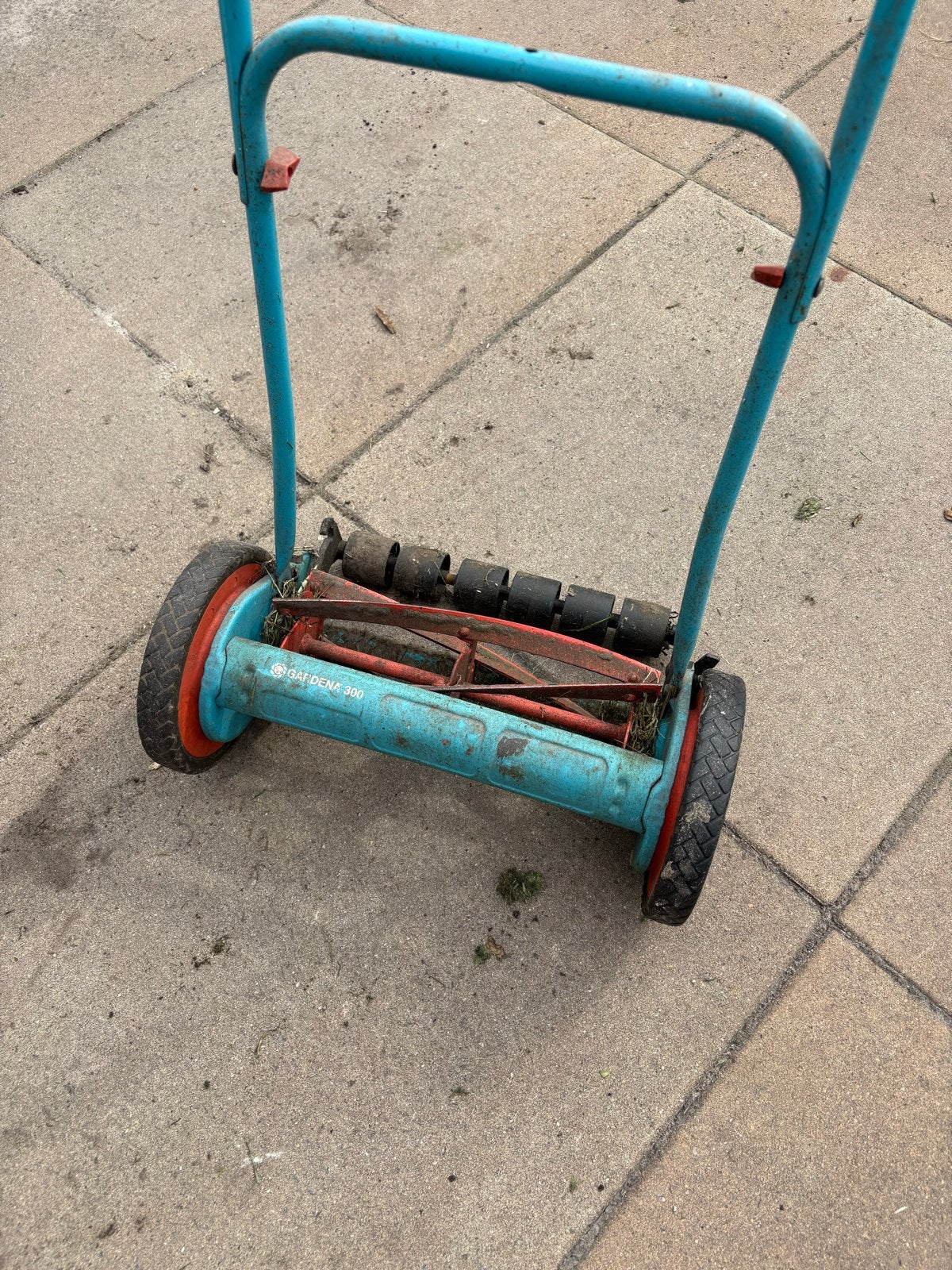 Gardena duwmaaier gazonmaaier, Ophalen, Gebruikt, Handgrasmaaier, 30 t/m 39 cm