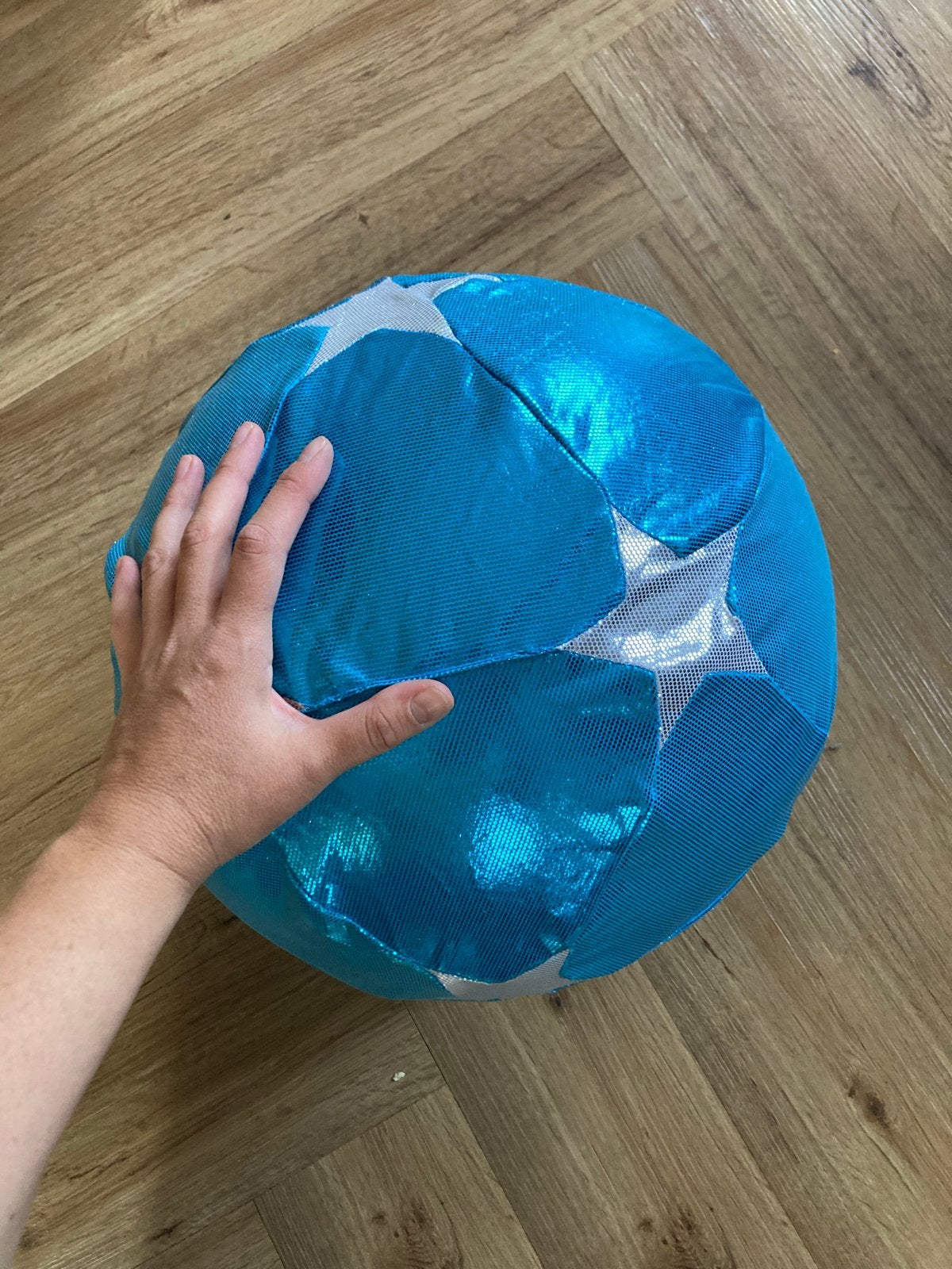 Ratatam opblaasbare stoffen circusbal - 30cm, Ophalen, Zo goed als nieuw, Jongen of Meisje