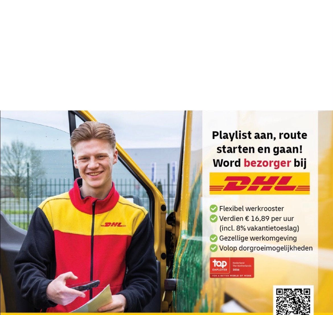 Bezorgers gezocht, Overige niveaus, Starter, Overige vormen