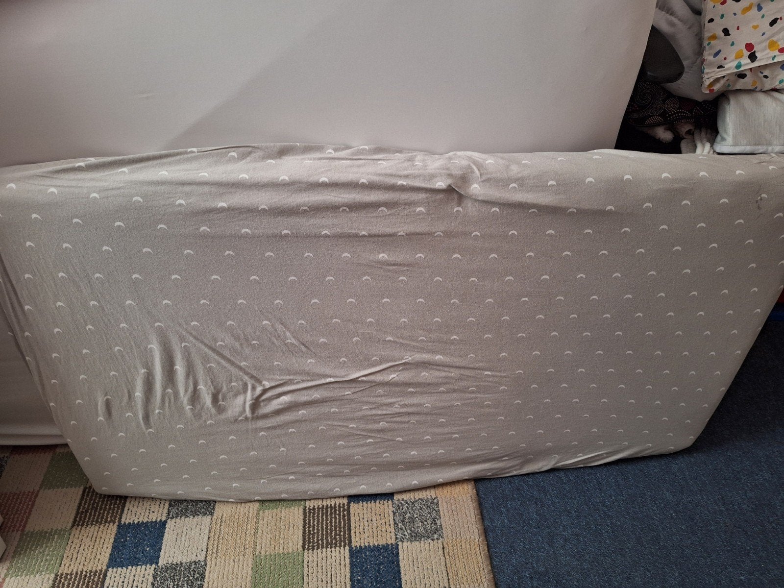 Babymatras 120x60 cm met molton en hoeslaken, Ophalen