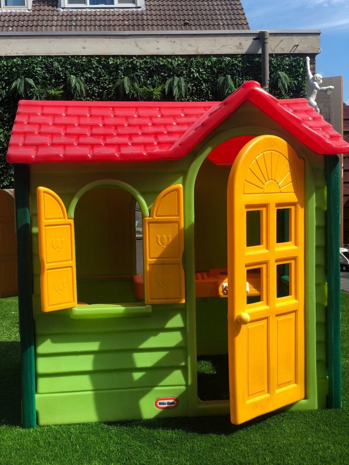 Little Tikes Speelhuisje - Groen/Rood/Geel, Ophalen, Gebruikt, Kunststof