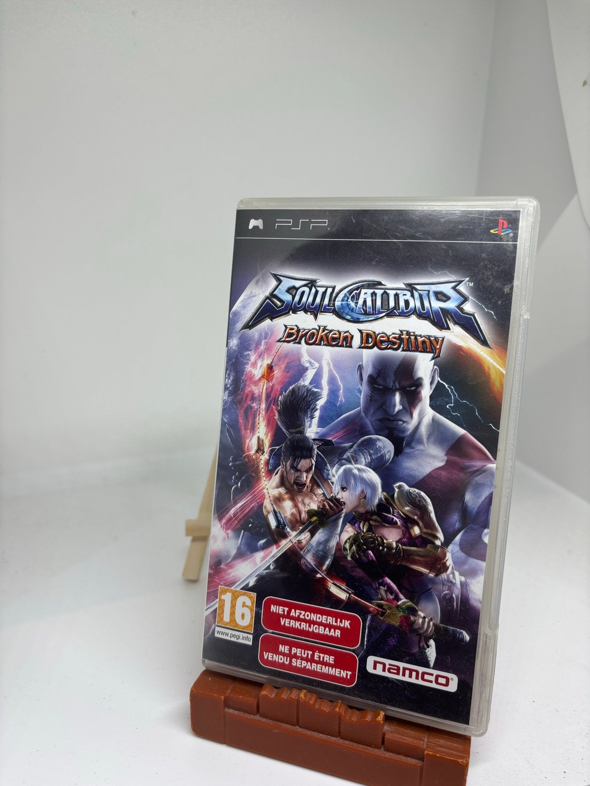 Soulcalibur Broken Destiny PSP (psp bundel versie), Spelcomputers en Games, Gebruikt, Vechten, 2 spelers, Ophalen of Verzenden