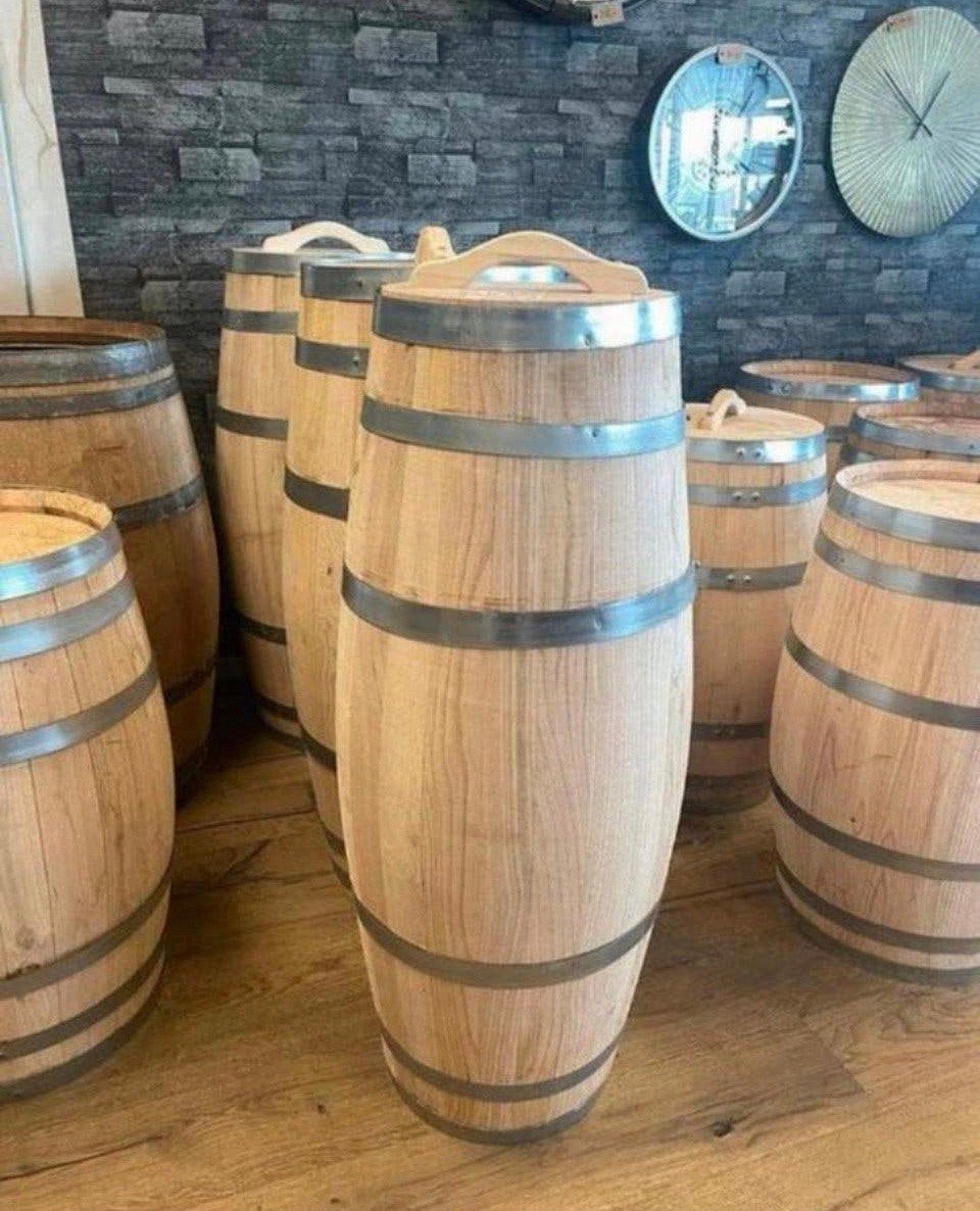 Sigaarton / lange snalle regenton met los deksek, Tuin en Terras, 150 liter of meer, Nieuw, Ophalen of Verzenden, Bb