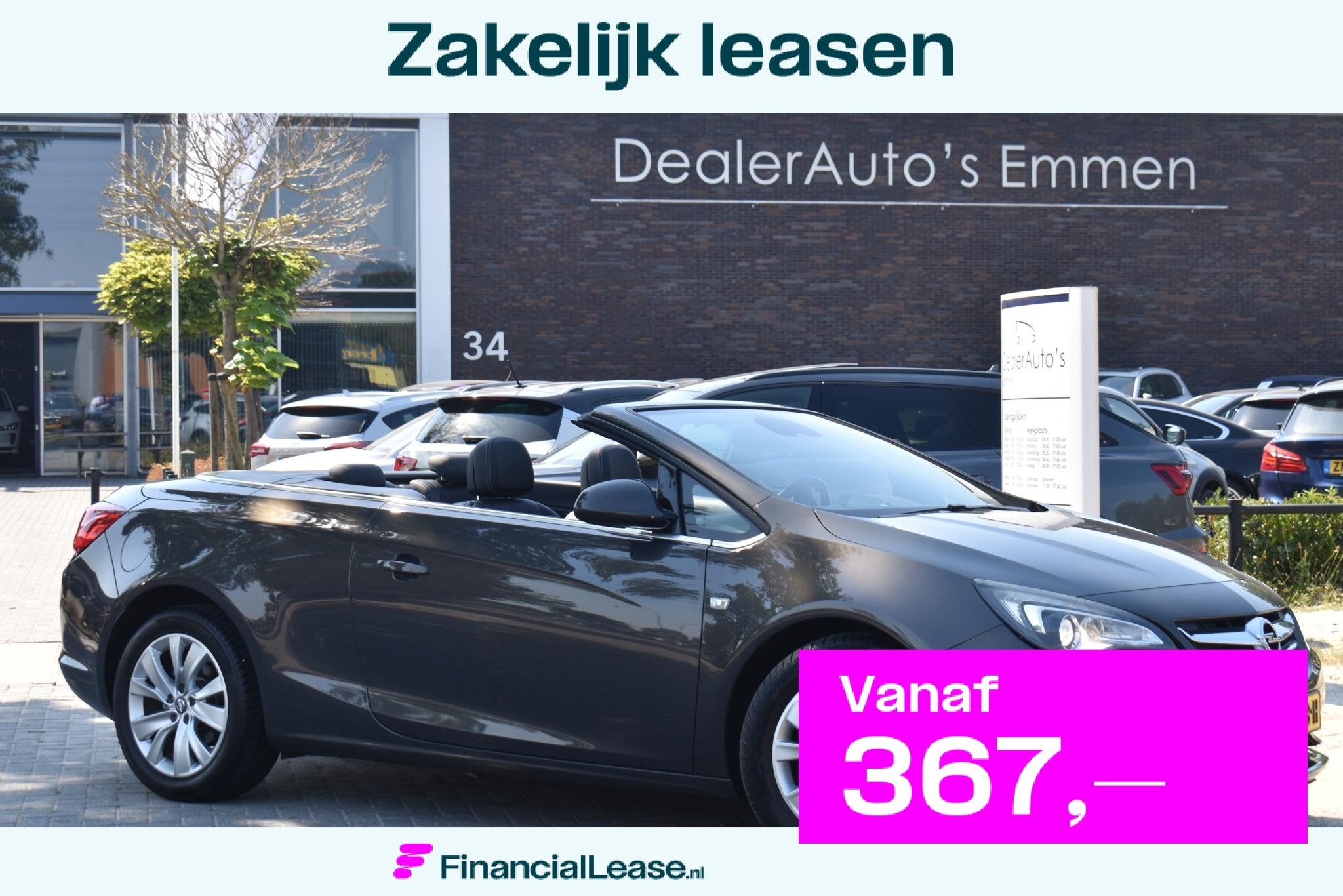 Opel Cascada 2.0 CDTI 163PK LEDER NAVI LMV SPORTSTOELEN, Voorwielaandrijving, Cabriolet, 4 stoelen, Leder