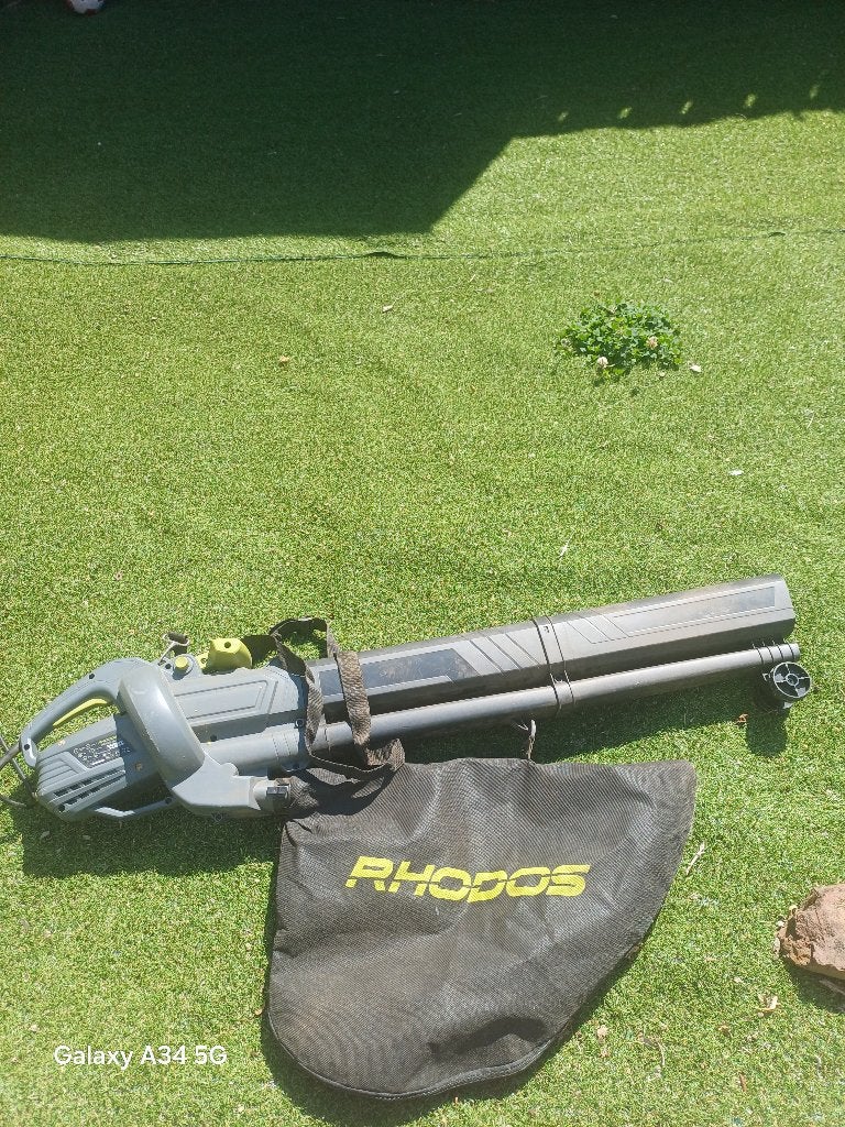 Bladblazer, Tuin en Terras, Bladblazers, Met opvangzak, Ruggedragen, Zo goed als nieuw, Elektrisch