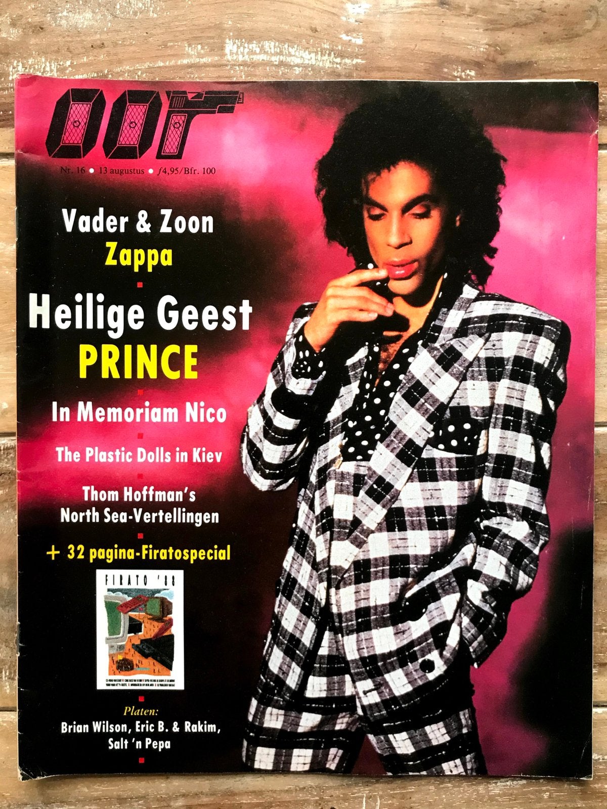 Oor magazine 1988 PRINCE the hothouse flowers FRANK ZAPPA, Ophalen of Verzenden, Zo goed als nieuw, Muziek, Film of Tv
