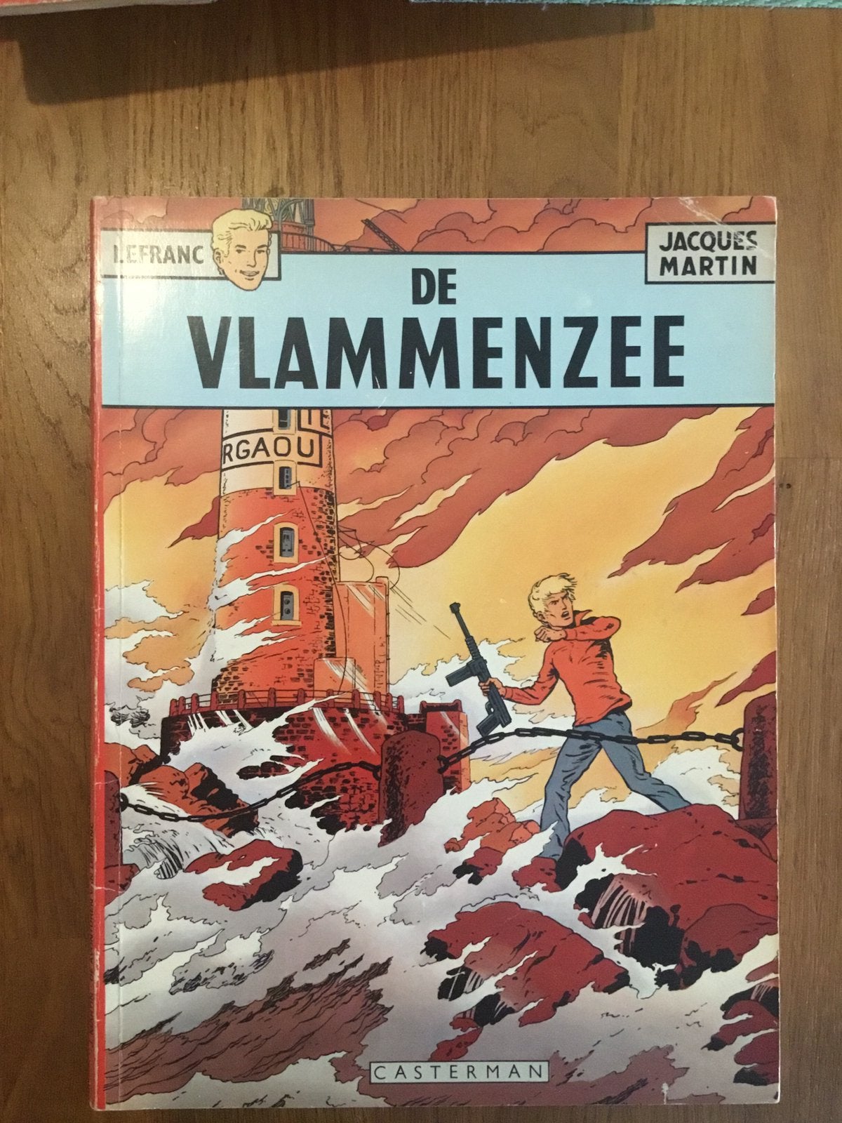 Lefranc de vlammenzee, Boeken, Eén stripboek, Ophalen of Verzenden, Zo goed als nieuw
