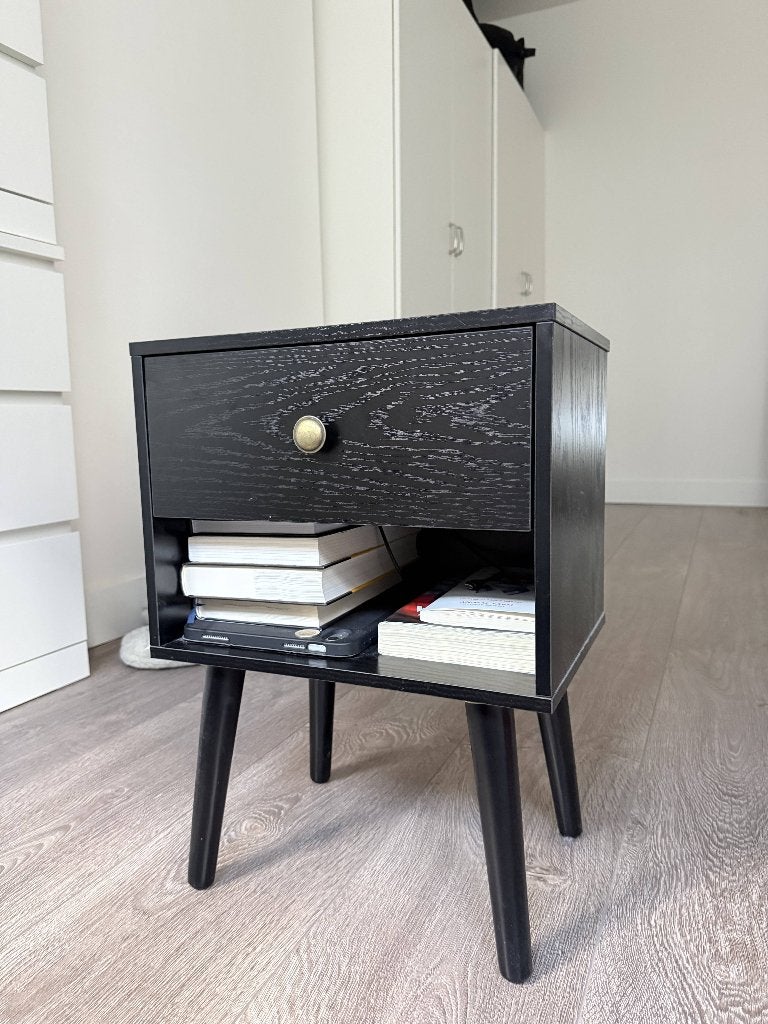 2 Bedside tables, Ophalen, Zo goed als nieuw, 45 tot 65 cm, 70 cm of meer