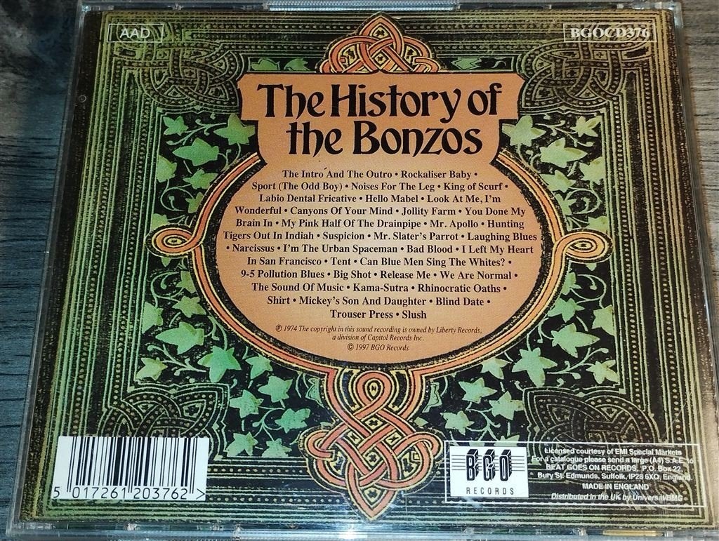 Bonzo Dog Doo-Dah Band - The History Of The Bonzos, Ophalen of Verzenden, Gebruikt, Poprock