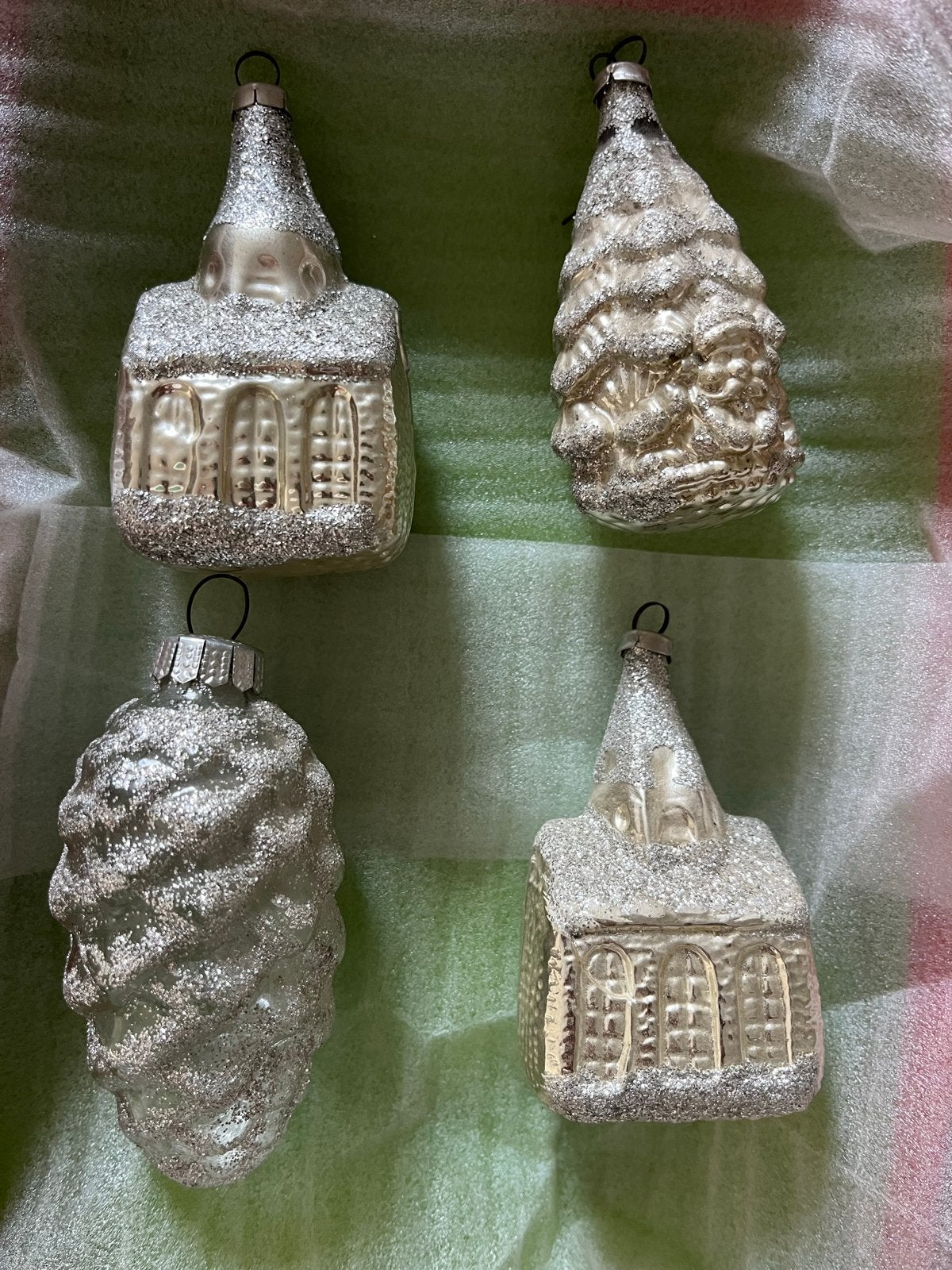 vintage kerstballen, Ophalen of Verzenden, Zo goed als nieuw