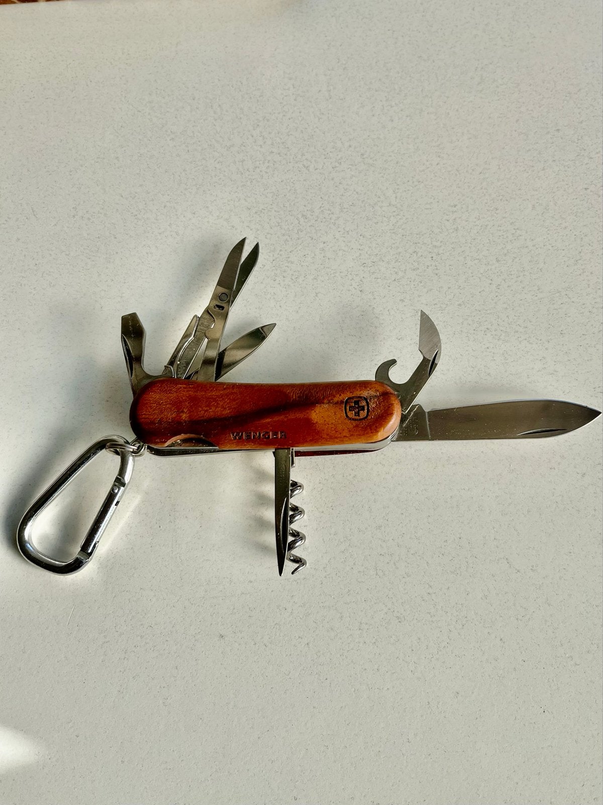 Wenger Commander Evo Wood 10 Zakmes - Vintage & Zeldzaam, Ophalen of Verzenden