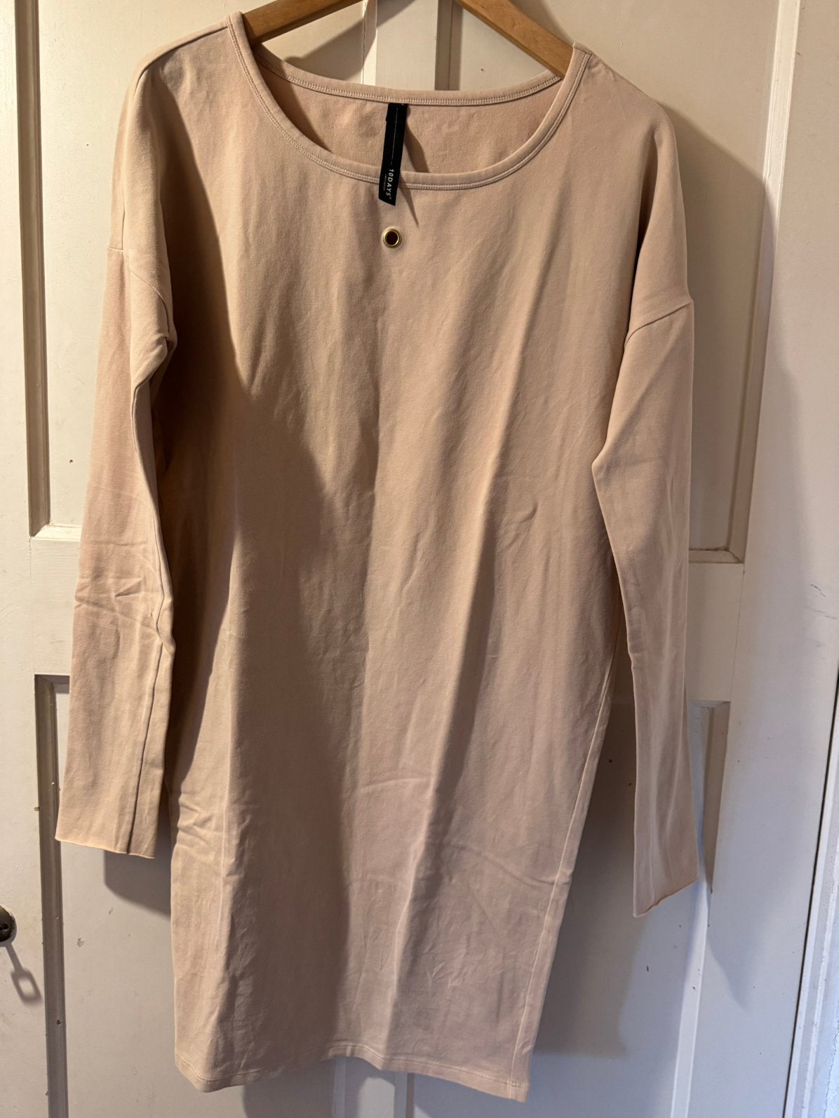 10 days jurkje maat 0=S ., Kleding | Dames, Jurken, Beige, Ophalen of Verzenden, Zo goed als nieuw, Maat 36 (S)