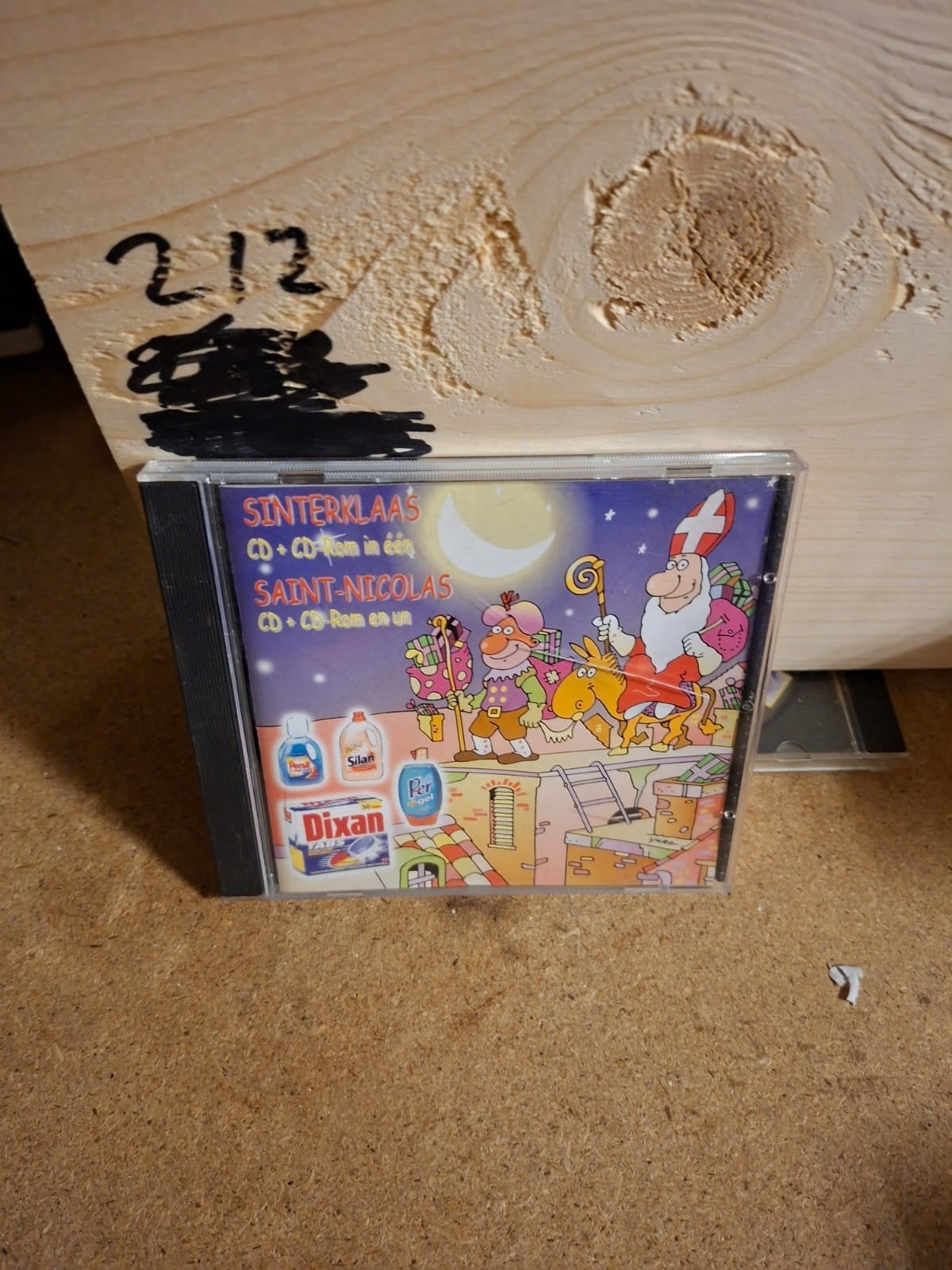 Sinterklaas & Saint-Nicolas CD + CD-Rom, Cd's en Dvd's, Gebruikt, 3 tot 5 jaar, Overige typen, Ophalen of Verzenden