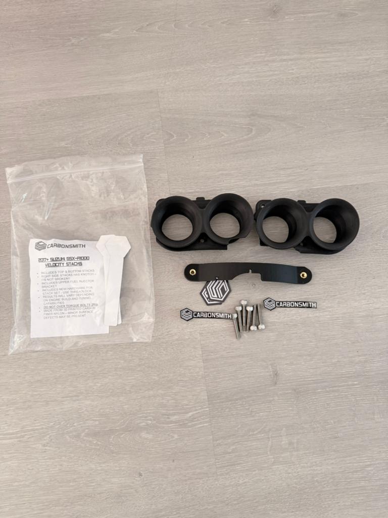 Carbon Smith Dimpled VELOCITY STACKS SUZUKI GSXR1000 2017+, Ophalen of Verzenden