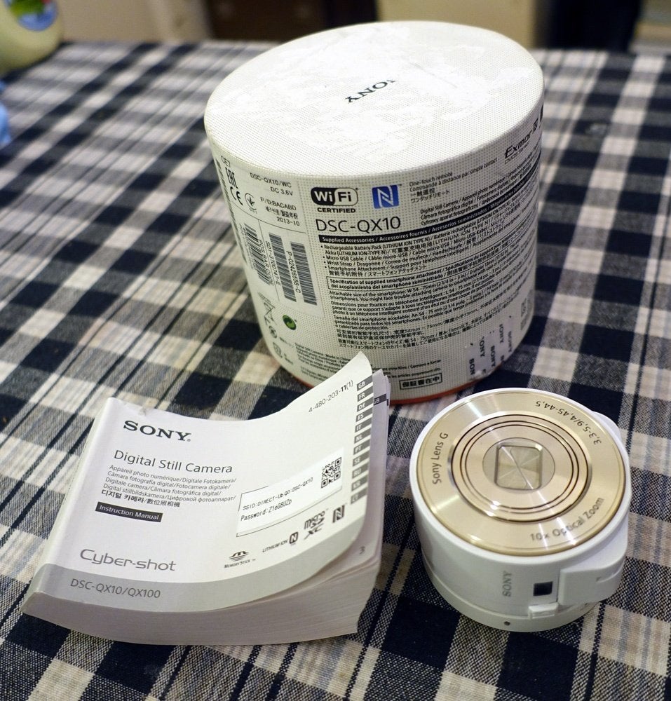 Sony QX10 Remote Controlled Camera 18 mp, 10x optische zoom, Ophalen, Gebruikt, Handleiding, Overige typen
