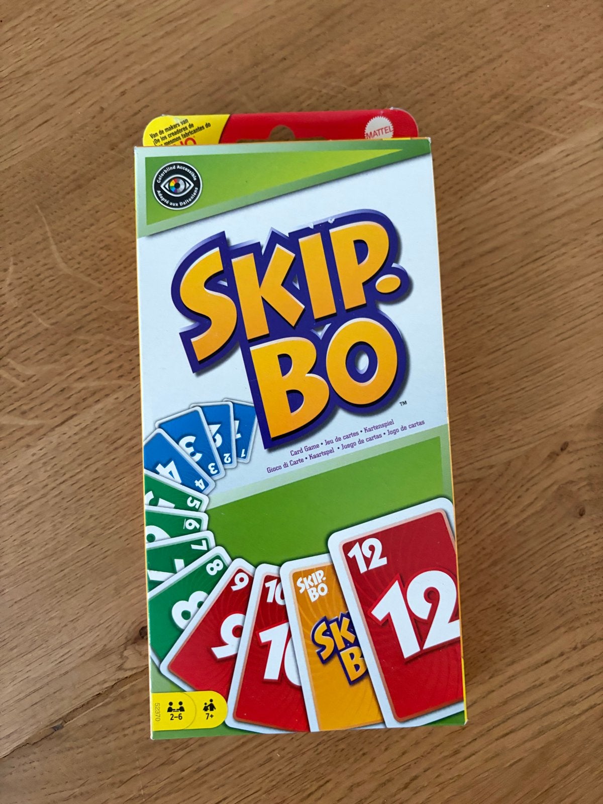 Skip-Bo Kaartspel, Hobby en Vrije tijd, Een of twee spelers, Ophalen of Verzenden, Zo goed als nieuw