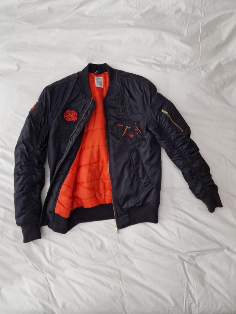 Bomberjack h&m/divided, Zwart, Ophalen of Verzenden, H&M, Gedragen