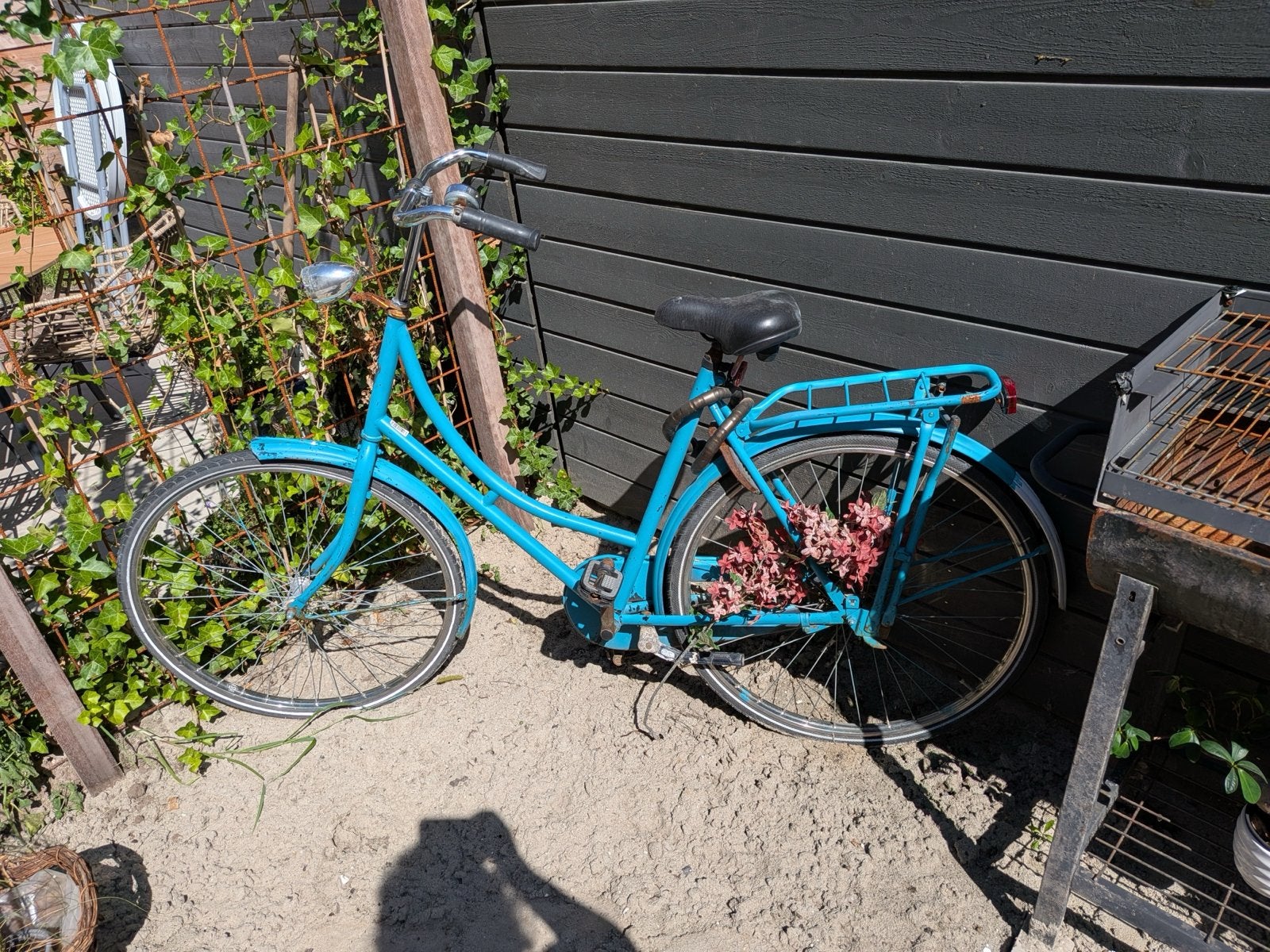 Gratis af te halen: Blauwe Burgers omafiets, Ophalen, Gebruikt