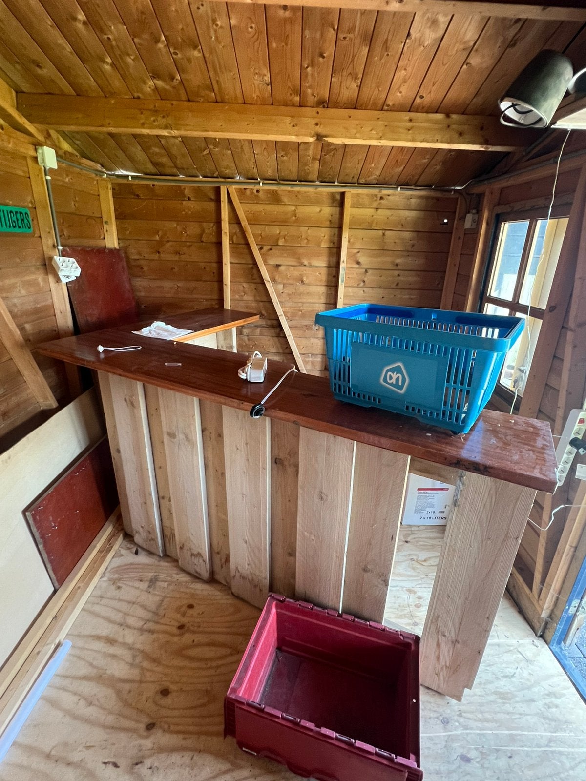Bar steiger hout, Ophalen, Zo goed als nieuw, Schuur, Zonder ramen