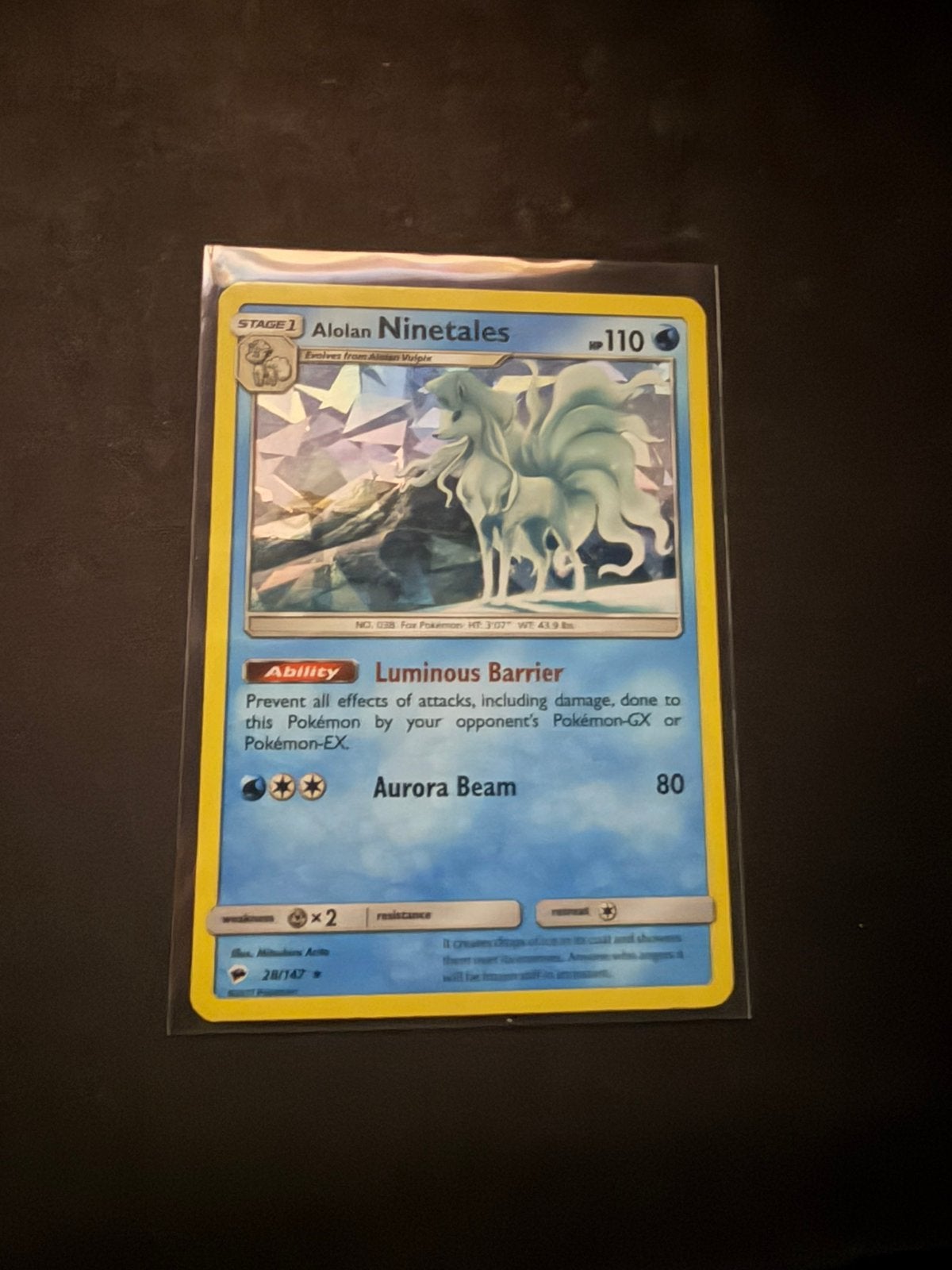 Alolan ninetales 28/147, Ophalen, Zo goed als nieuw
