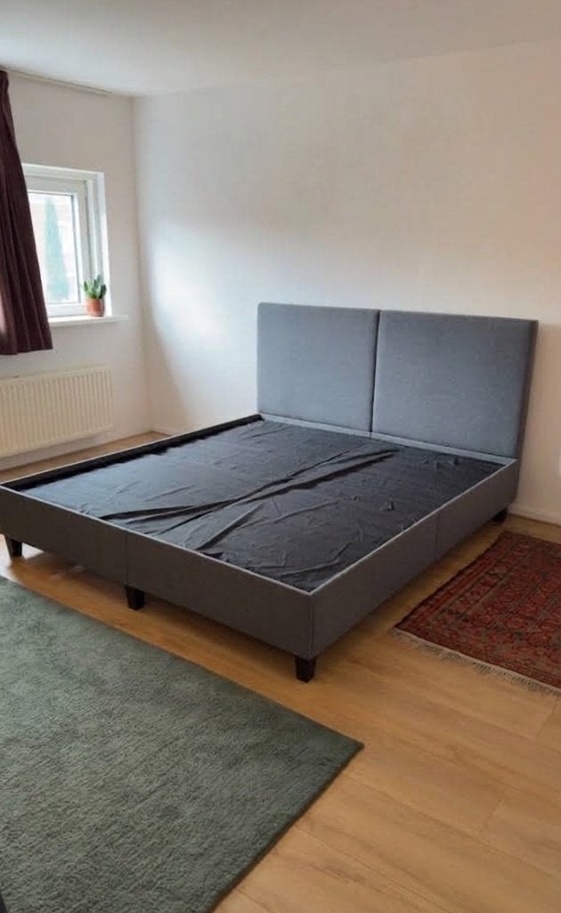 Emma Original Bed - 180x200 cm - Grijs, Ophalen, Gebruikt, Tweepersoons, 180 cm