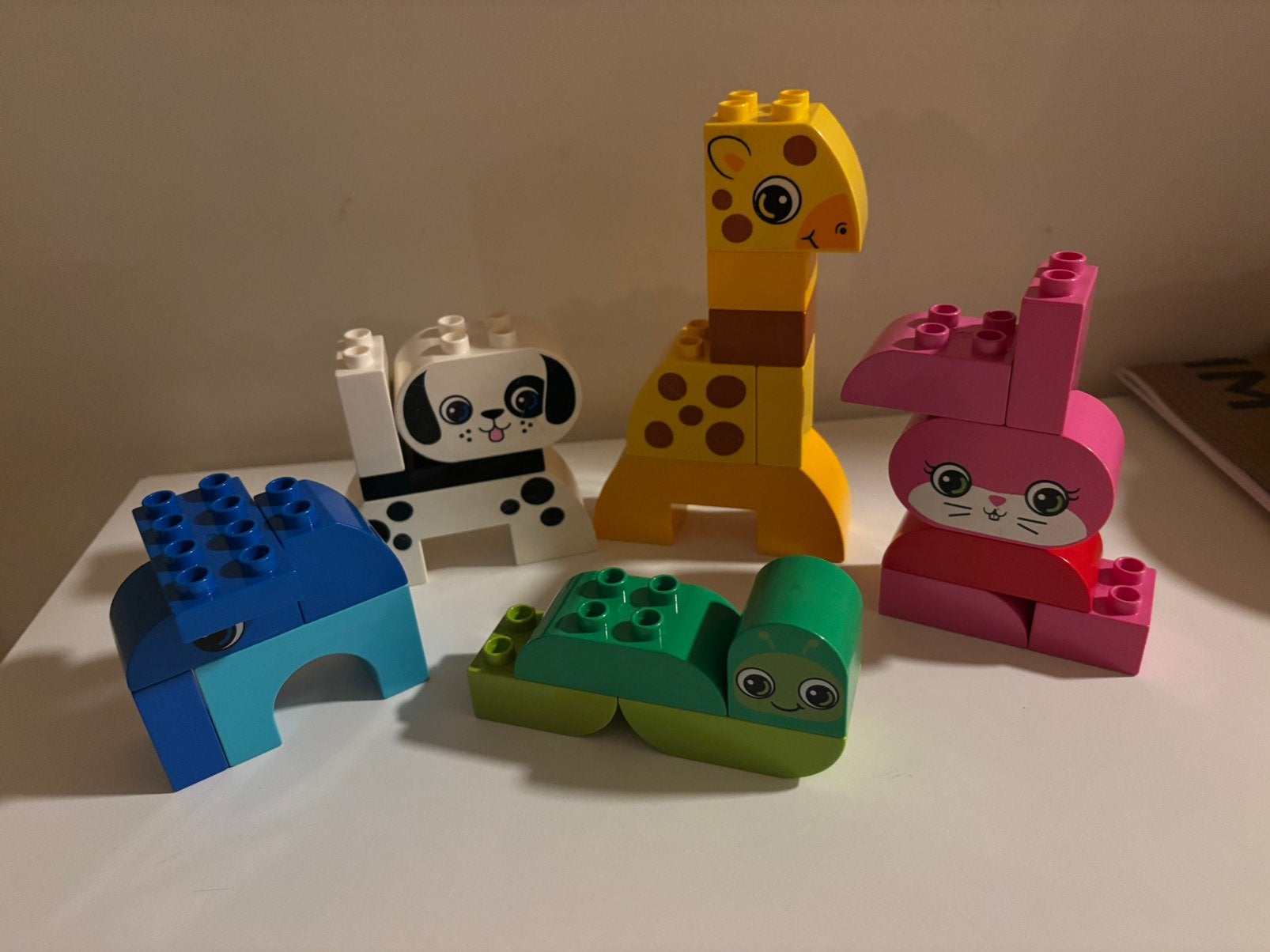 Lego duplo creatieve dieren (setnummer 10573, Kinderen en Baby's, Gebruikt, Ophalen of Verzenden, Compleet, Duplo
