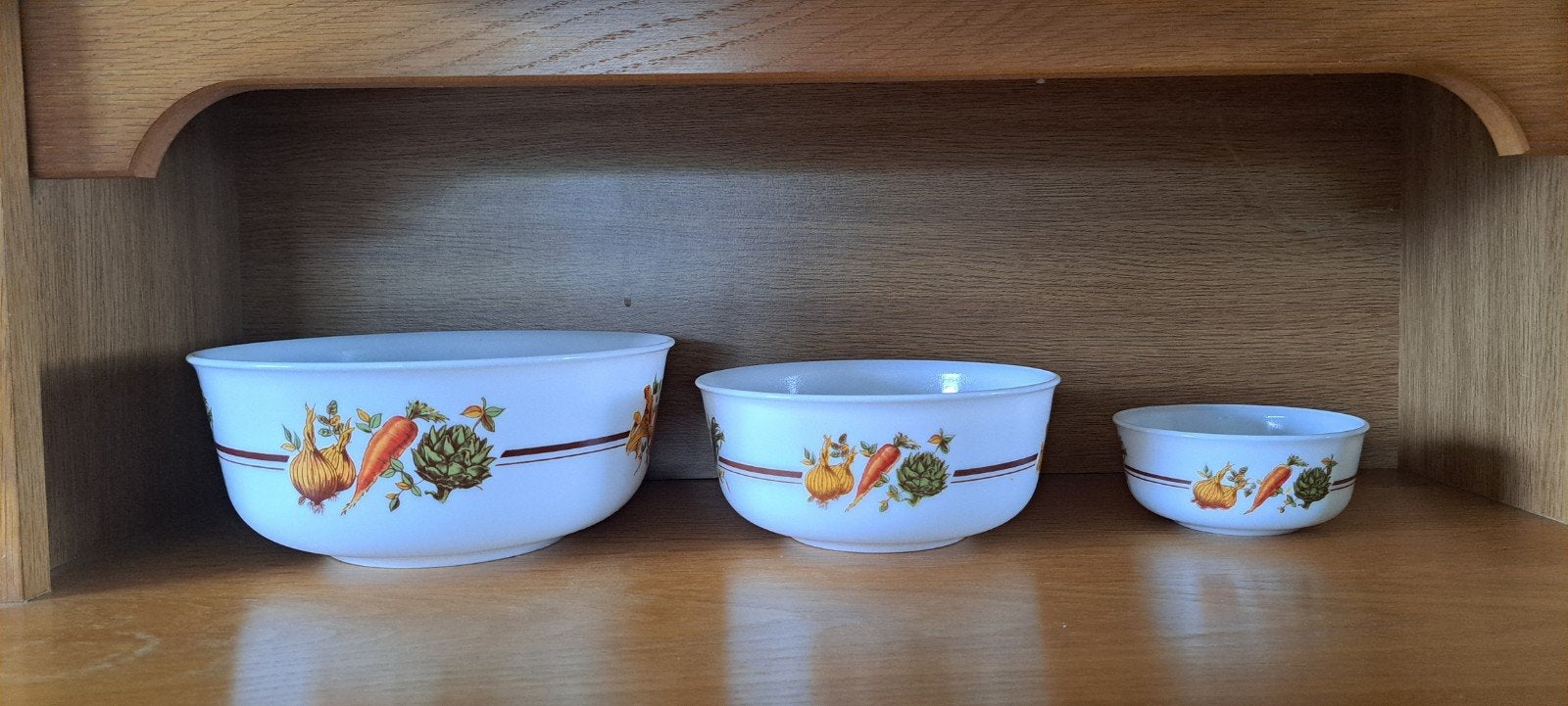 schalenset met groente motief, Ophalen