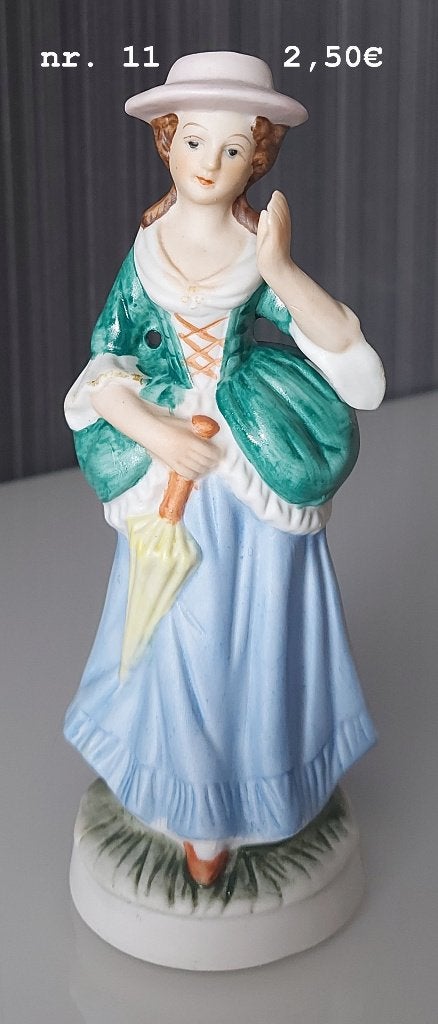 nr. 11 Vrouw met paraplu, Ophalen of Verzenden, Zo goed als nieuw, Mens