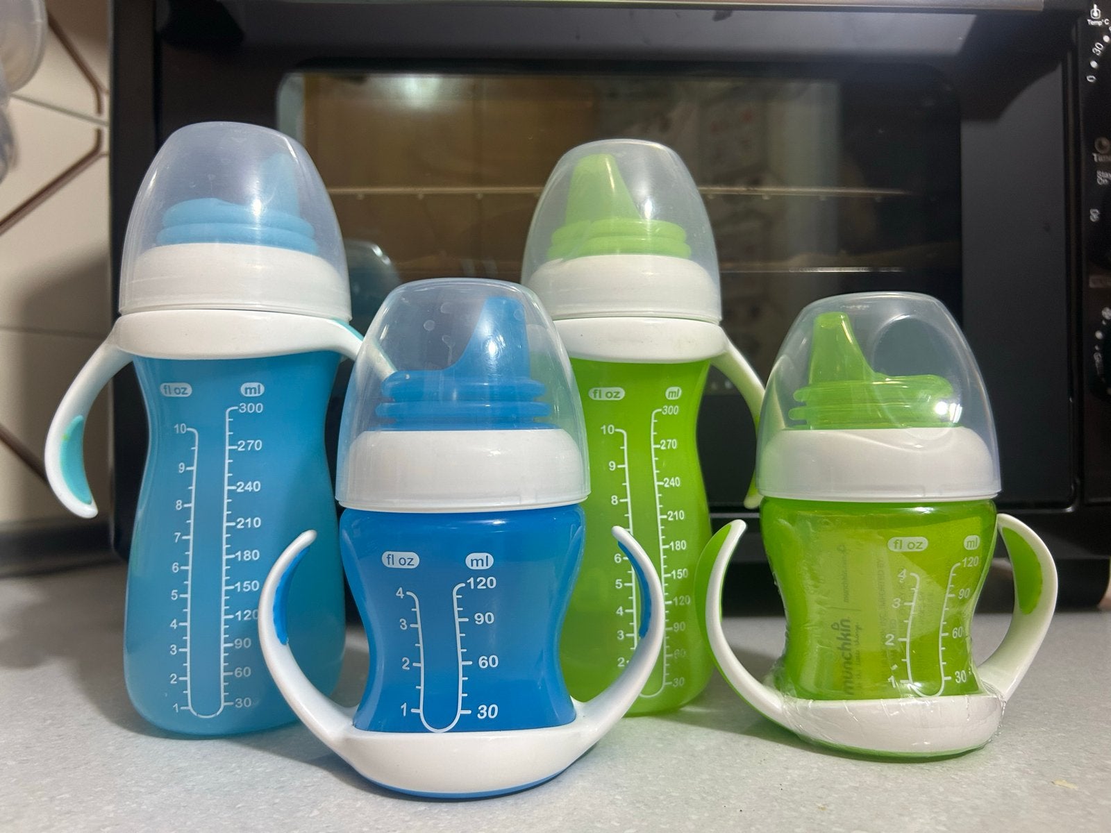 Munchkin babyflessen en tuitbekers set (4 stuks), Ophalen of Verzenden, Nieuw