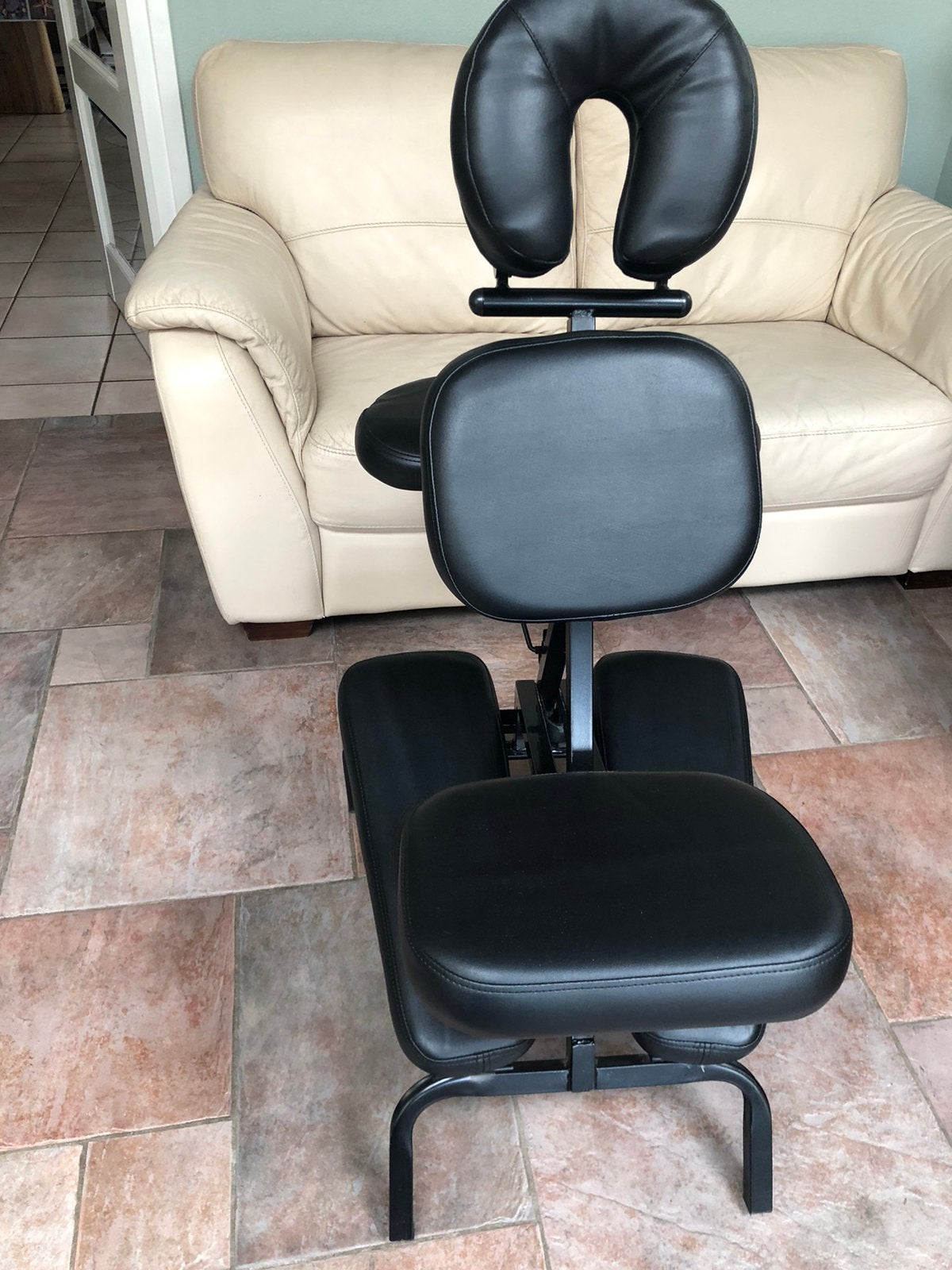 Stoelmassagestoel, Sport en Fitness, Ophalen, Zo goed als nieuw, Massagestoel of Kussen