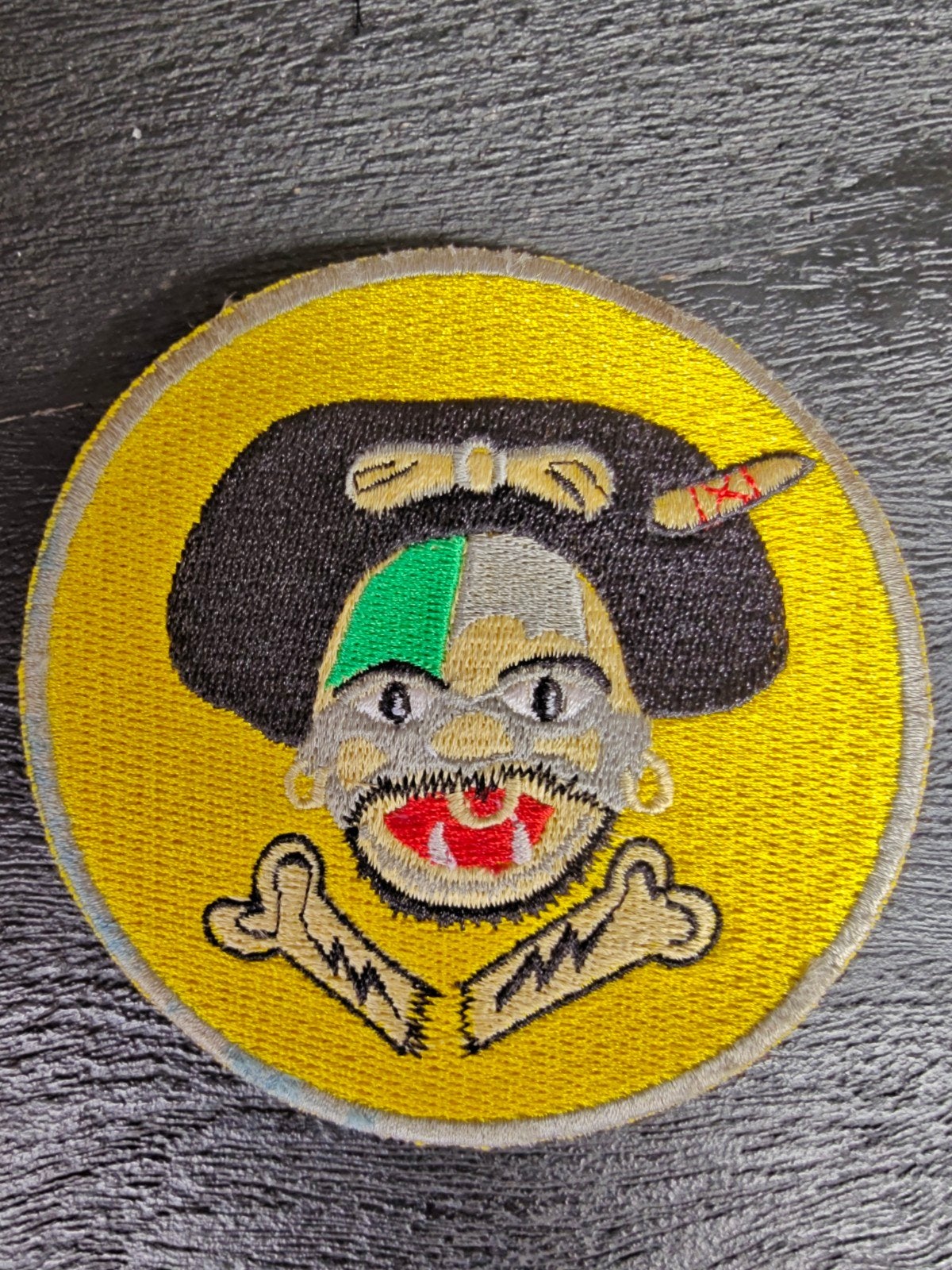 Patch USAF Insignia 80th Fighter Squadron "Headhunters" ..., Verzamelen, Ophalen of Verzenden, Luchtmacht, Amerika, Embleem of Badge