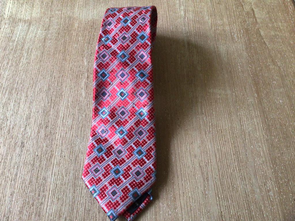 Ermenegildo Zegna stropdas, genummerd, 100% moerbeizijde., Ophalen of Verzenden, Zo goed als nieuw