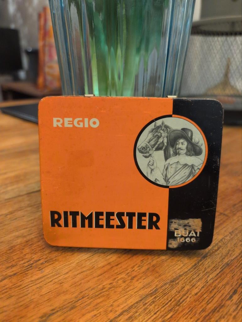 Vintage Ritmeester Regio sigarenblikje - Verzamelobject, Verzamelen, Blikken, Gebruikt, Overige, Overige merken, Verzenden