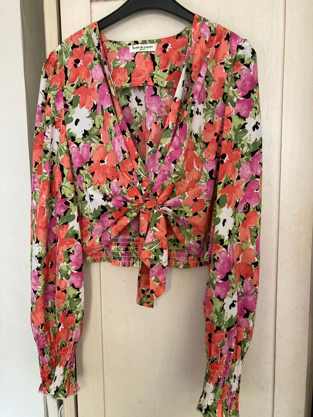 Hele leuke (festival) blouse, maat 36/38, Meerkleurig, Ophalen of Verzenden, Lange mouw, Maat 36 (S)