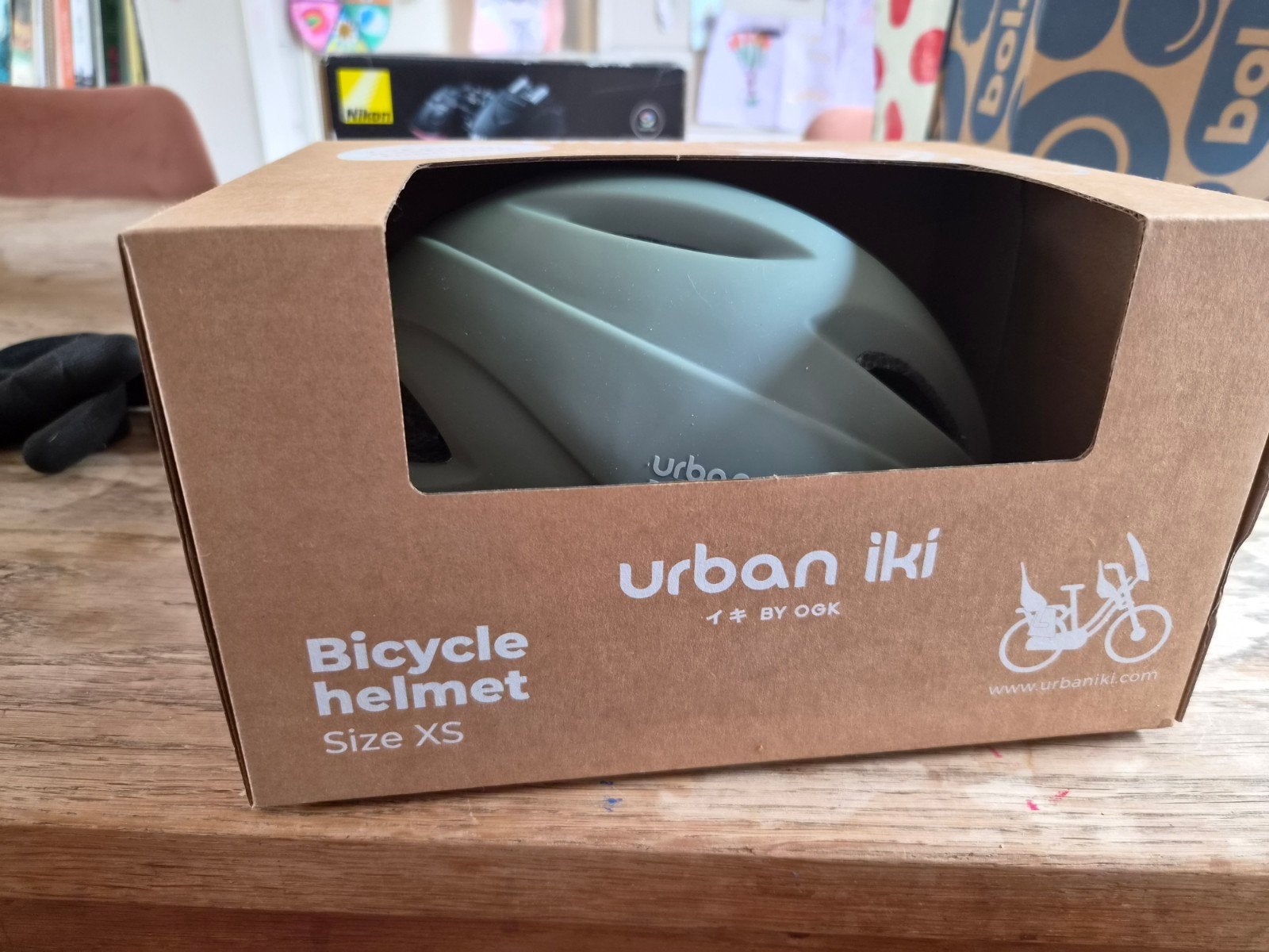 Urban Iki Fietshelm Icho Green XS (44-48 cm), Fietsen en Brommers, Fietsaccessoires | Fietshelmen, XS, Jongen of Meisje, Nieuw