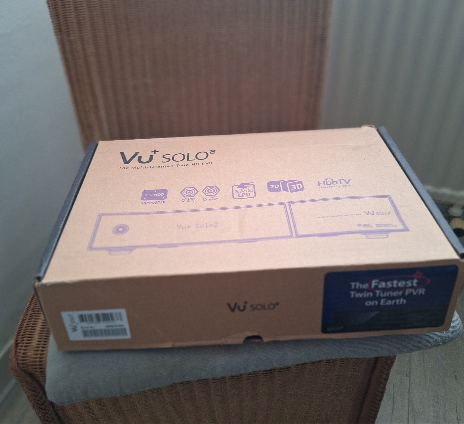 VU+ Solo2 HD PVR Twin Tuner Satellietontvanger, Ophalen of Verzenden, Zo goed als nieuw, Decoder