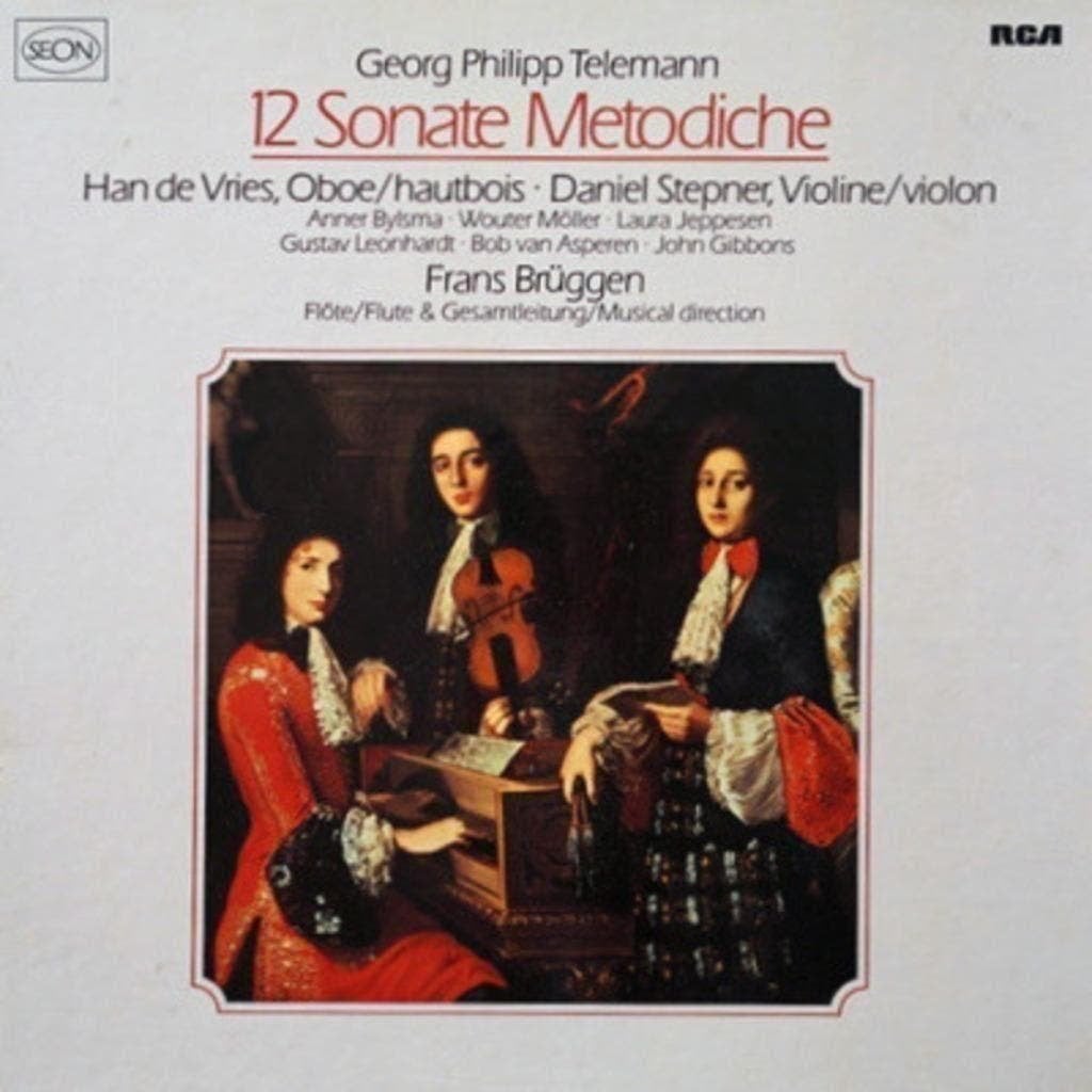 Georg Philipp Telemann 12 Sonate Metodiche 2LP BOX, Kamermuziek, Ophalen of Verzenden, Zo goed als nieuw, 12 inch